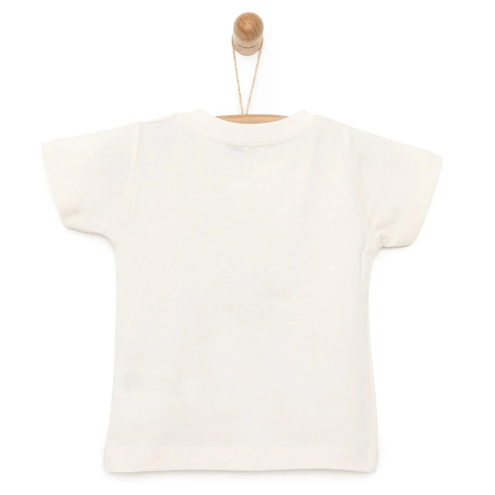 HelloBaby Basic Cute Monster Printed Tshirt - Ecru - ebebek - Black Friday