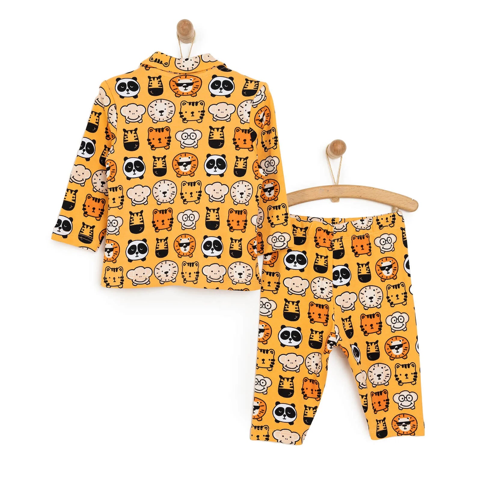 HelloBaby Baby Boy Pyjamas Set - Orange - ebebek - Black Friday