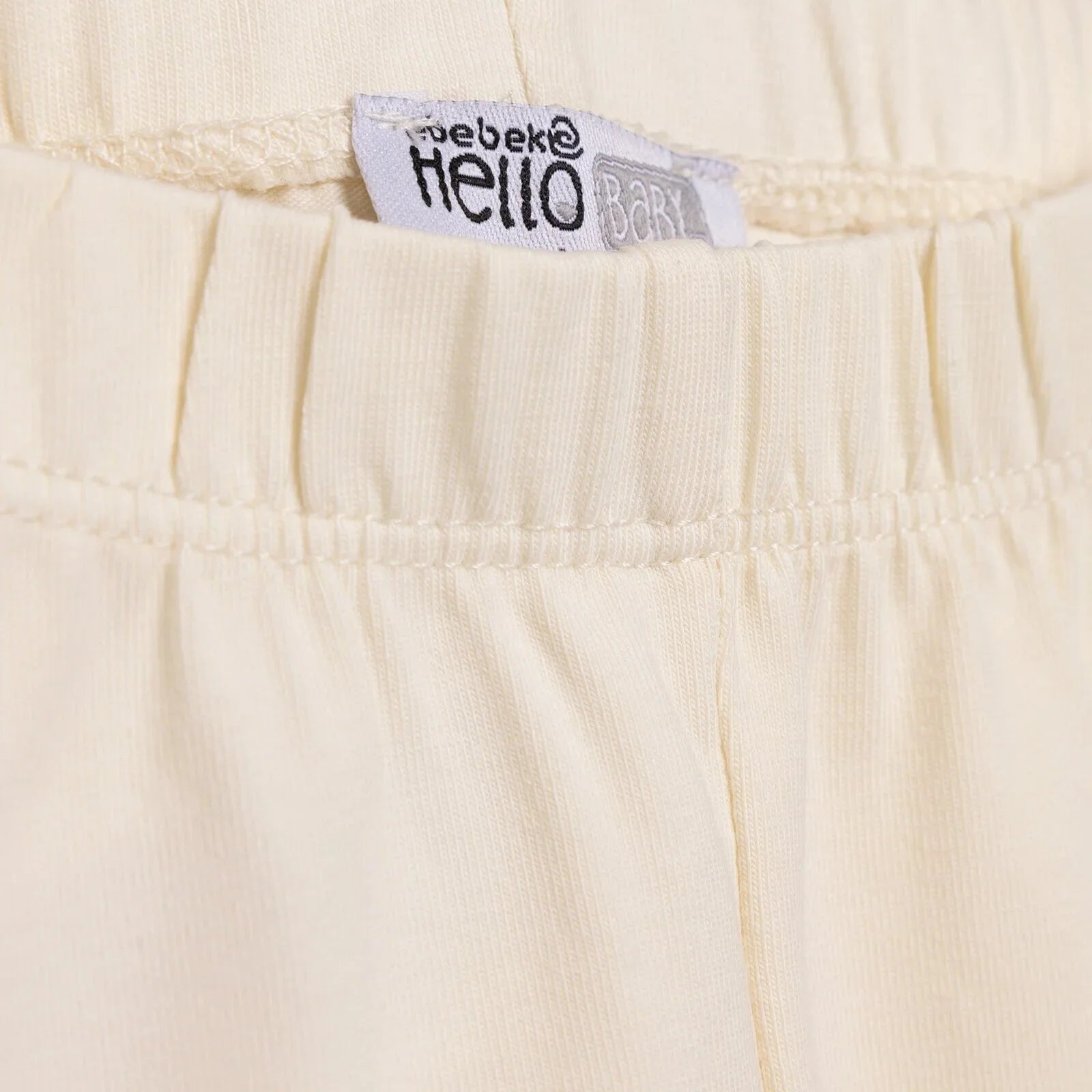 HelloBaby Basıc Leggings - Ecru - ebebek - Black Friday