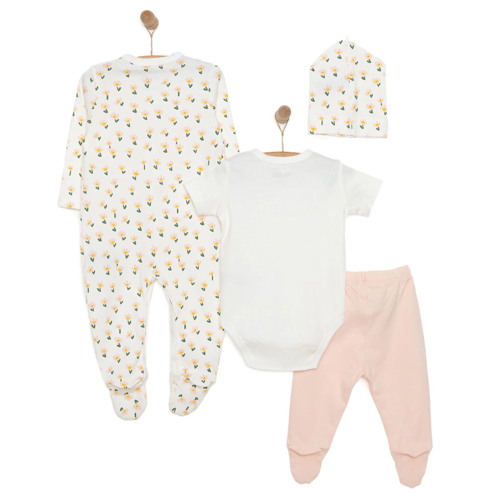 HelloBaby Girl Newborn Set 4 pcs - Pink - ebebek - Black Friday