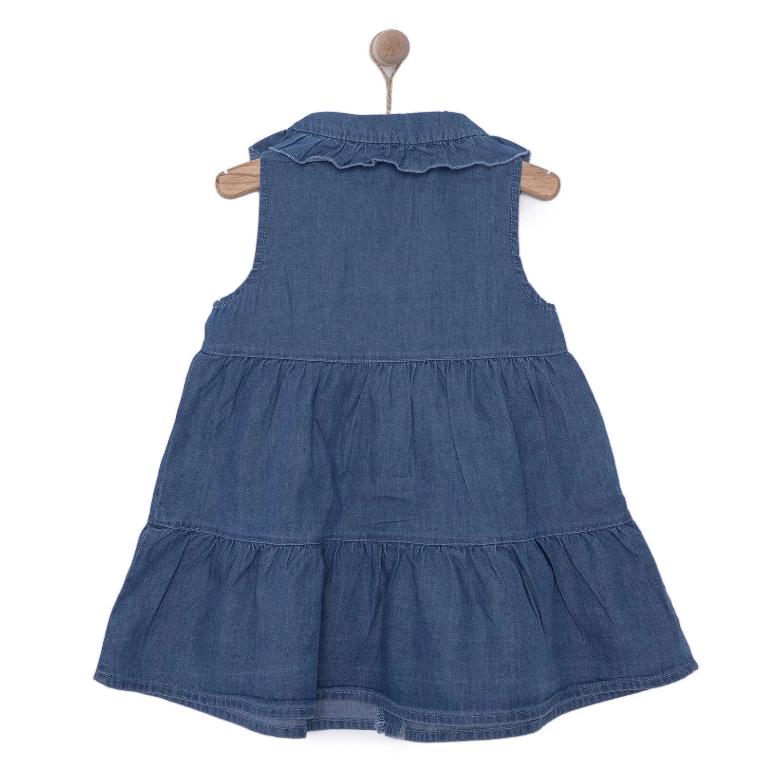 Bebetto Ponpon Team Girl Dress - Indigo - ebebek - Black Friday