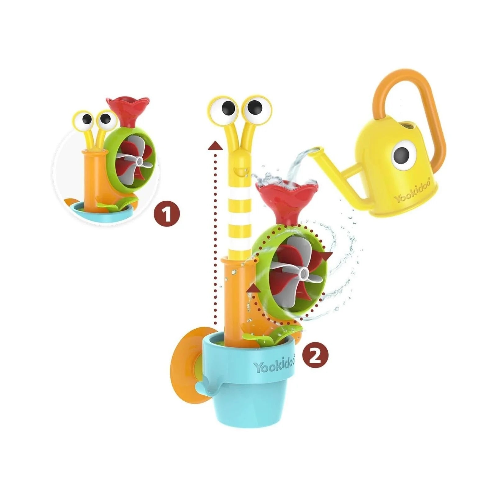 Yookidoo Pour 'N' Grow Pop - Up Garden Bath Toy - ebebek - Black Friday