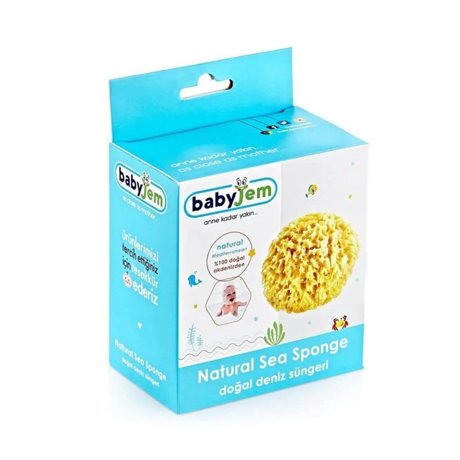 Babyjem Natural Sea Bath Sponge - ebebek - Black Friday