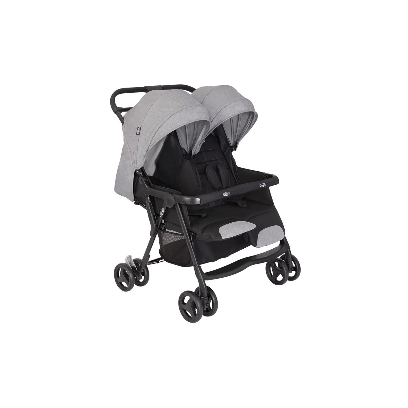 Graco DuoRider Double Pushchair - Steeple Grey - Graco - ebebek