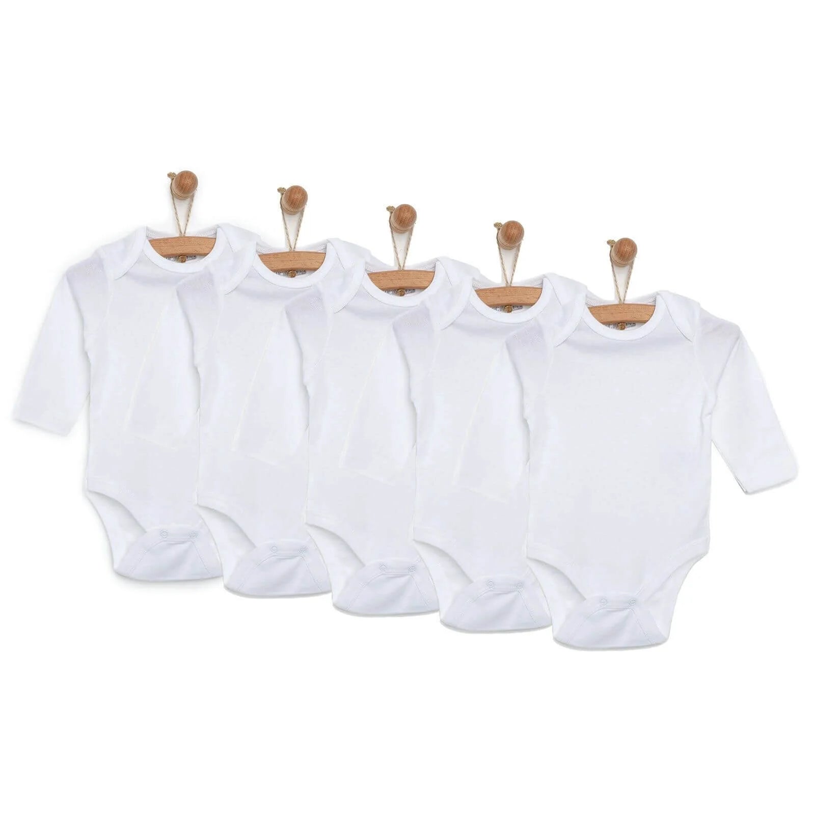 HelloBaby Unisex Long Sleeve Bodysuit 5 pcs - ebebek - Black Friday