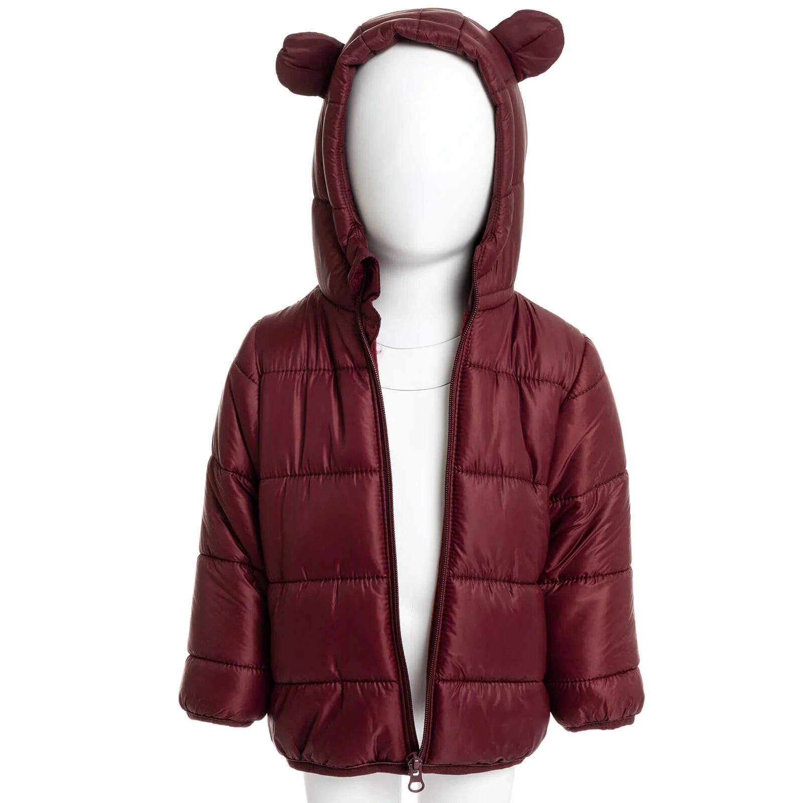 HelloBaby Eared Hoodie Coat - Maroon - ebebek - Black Friday