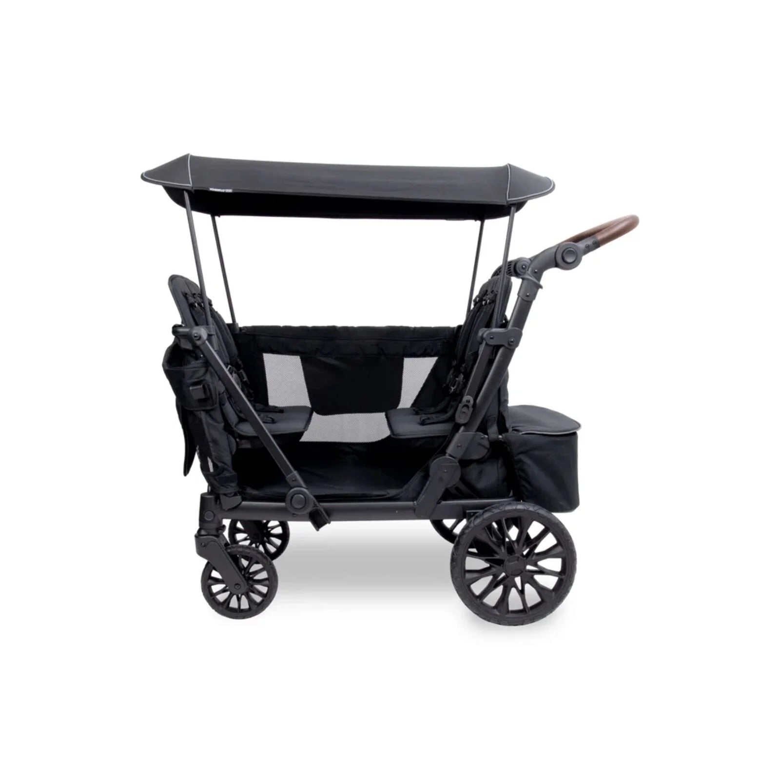 Wonderfold L4 Quad Stroller Wagon - Black - ebebek - Black Friday