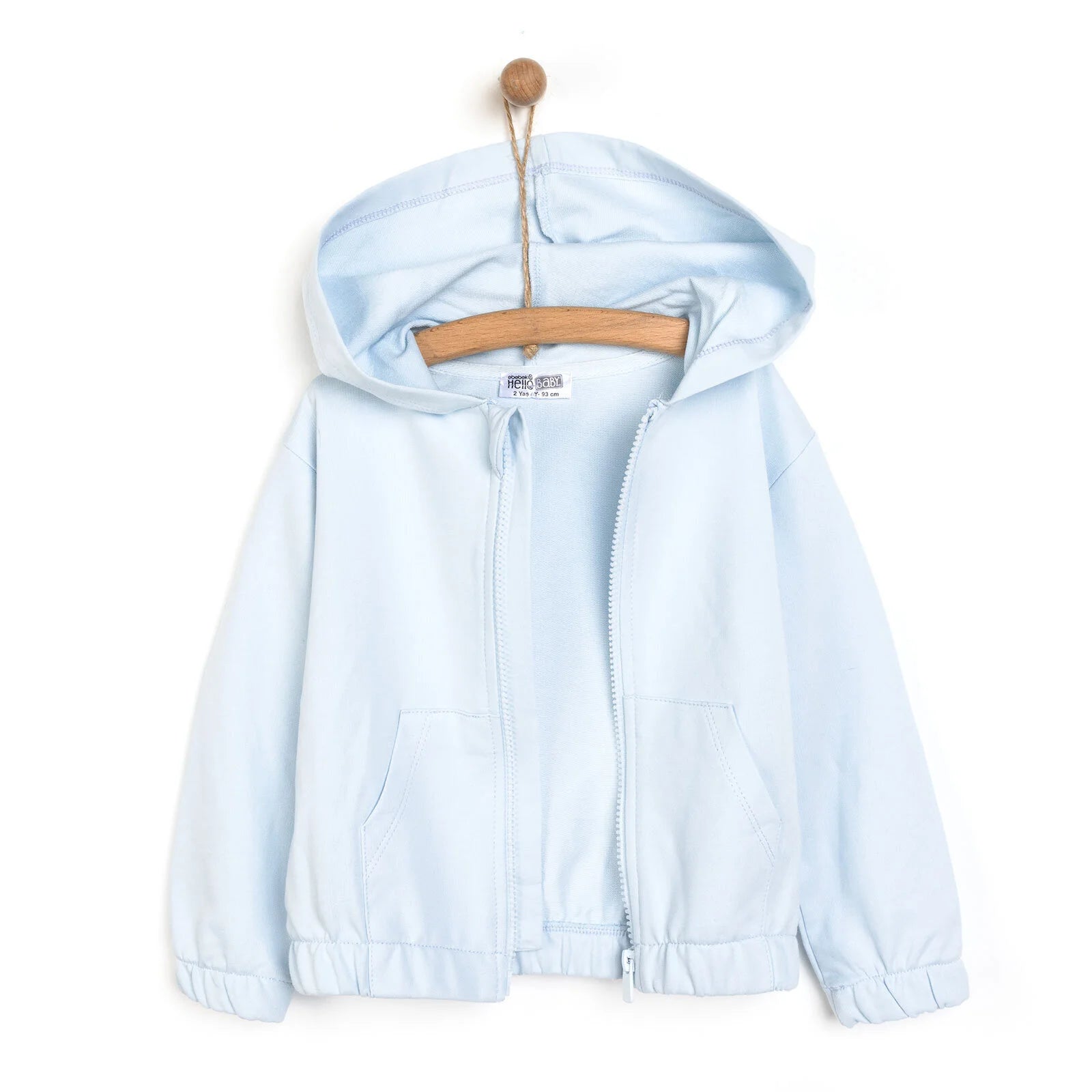 HelloBaby SPACE Boy Hooded Cardigan - Light Blue - ebebek - Black Friday