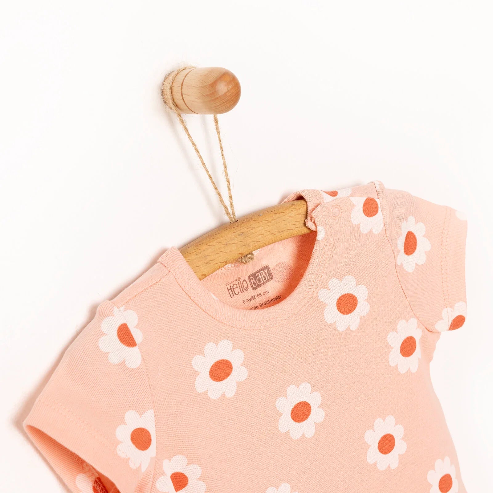 HelloBaby Baby Girl Short Sleeve Body - Pink - ebebek - Black Friday