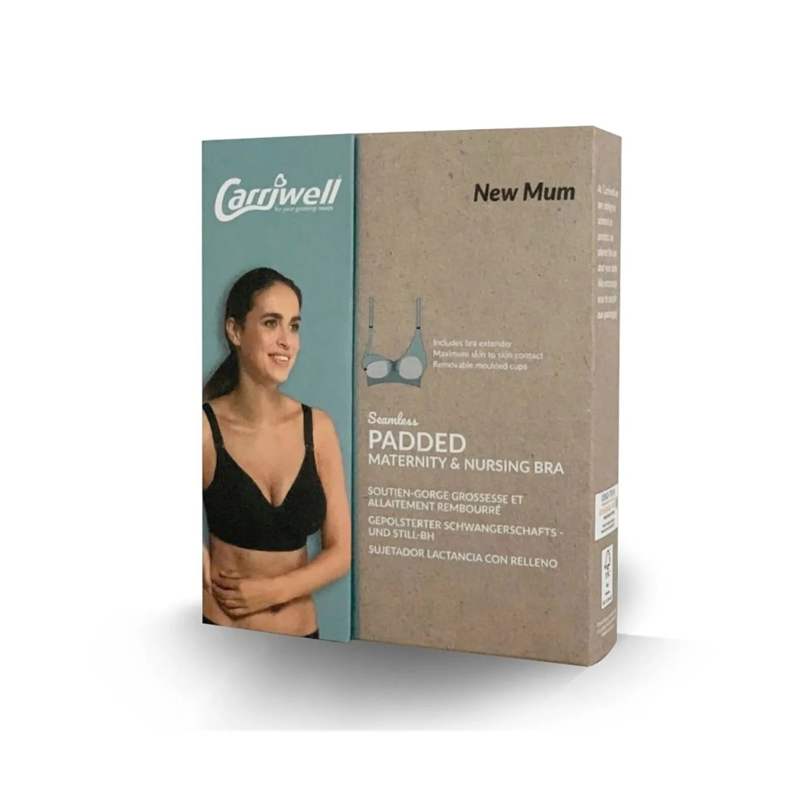 Carriwell Padded Maternity & Nursing Bra - Black - ebebek - Black Friday