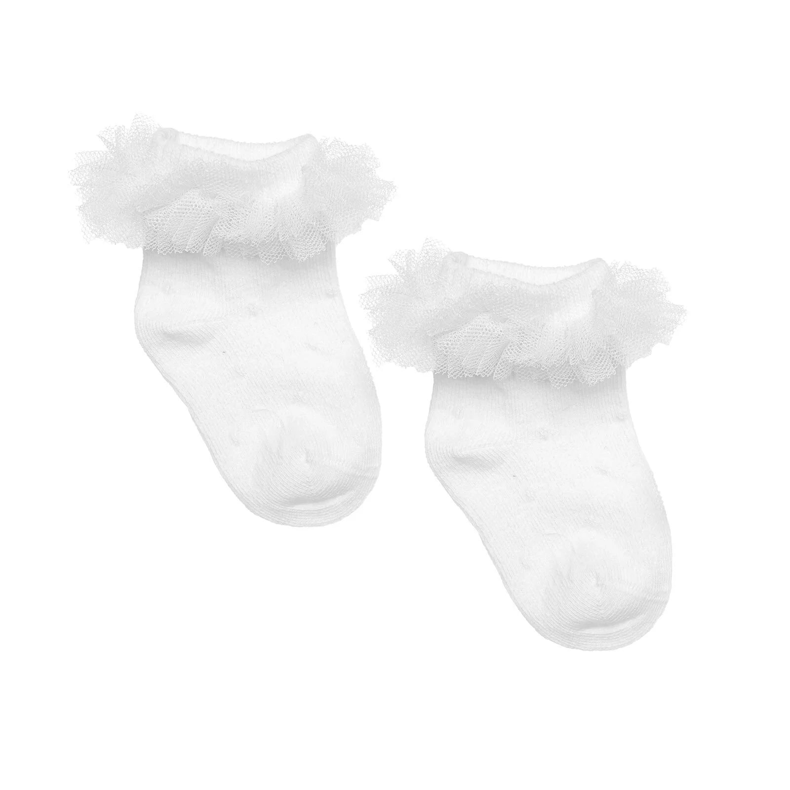 HelloBaby Girl Socks with Lace - White - ebebek - Black Friday