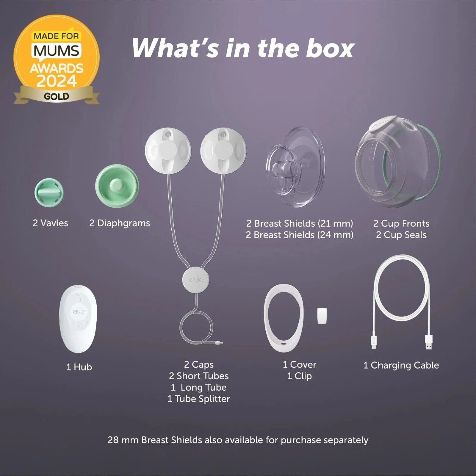 Elvie Stride Hands Free Double Electric Breast Pump - ebebek - Black Friday