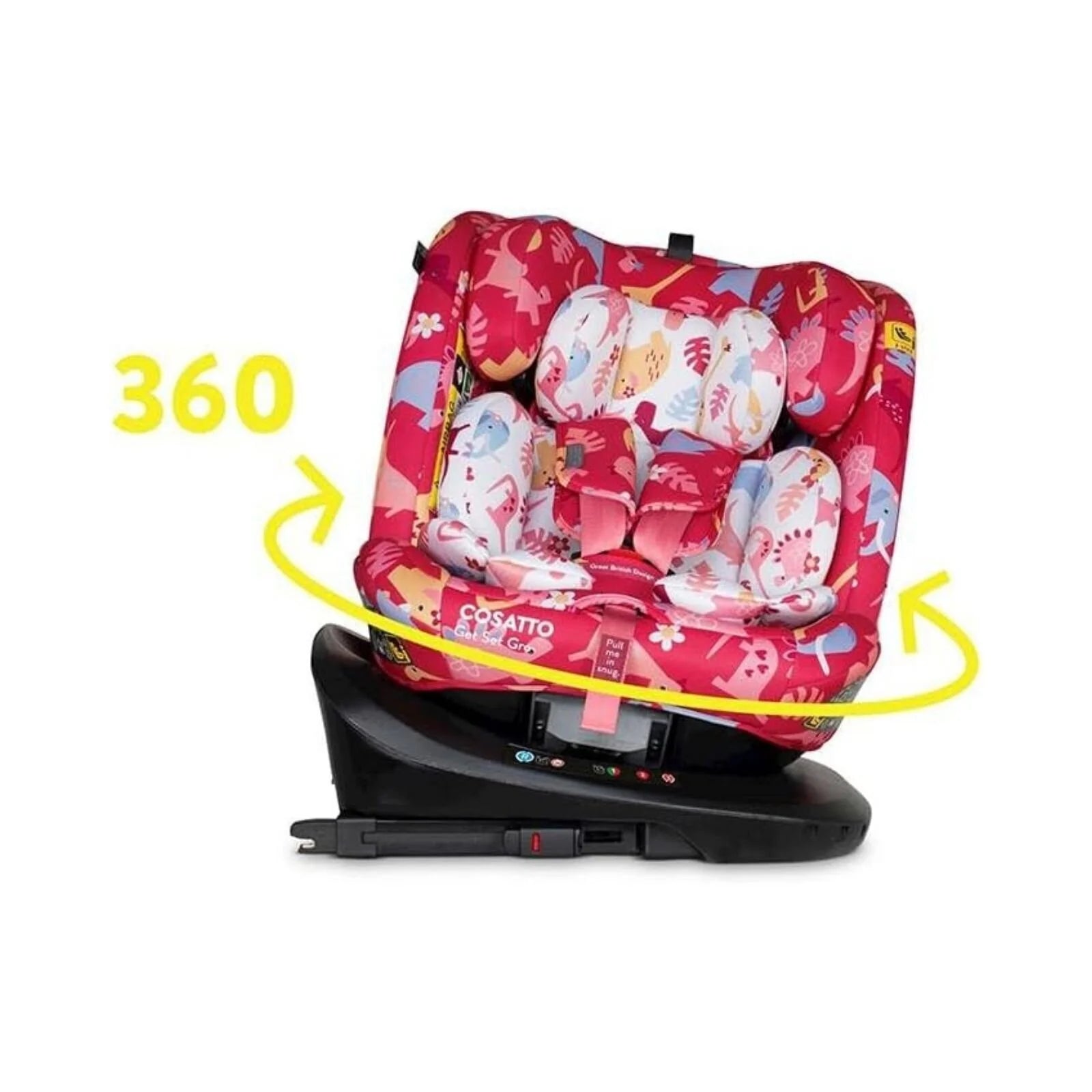 Cosatto Get Set Gro i - Size 360 Car Seat - Dino Delite - ebebek - Black Friday