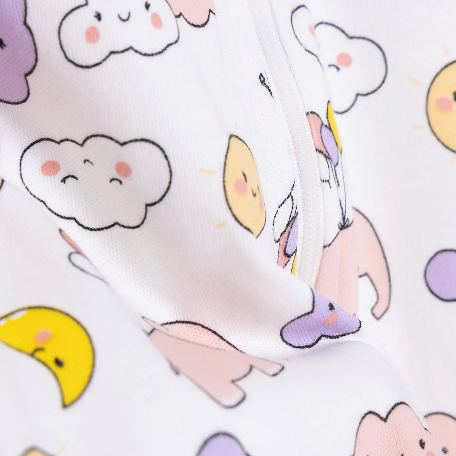 HelloBaby Newborn Baby Girl Footed Jumpsuit - Ecru - ebebek - Black Friday