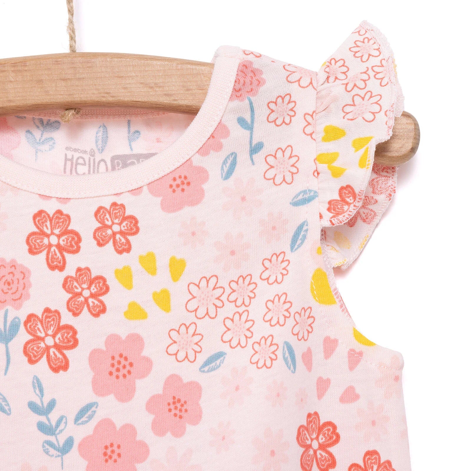 HelloBaby Basic Girl Flowers Printed Dress - Pink - ebebek - Black Friday