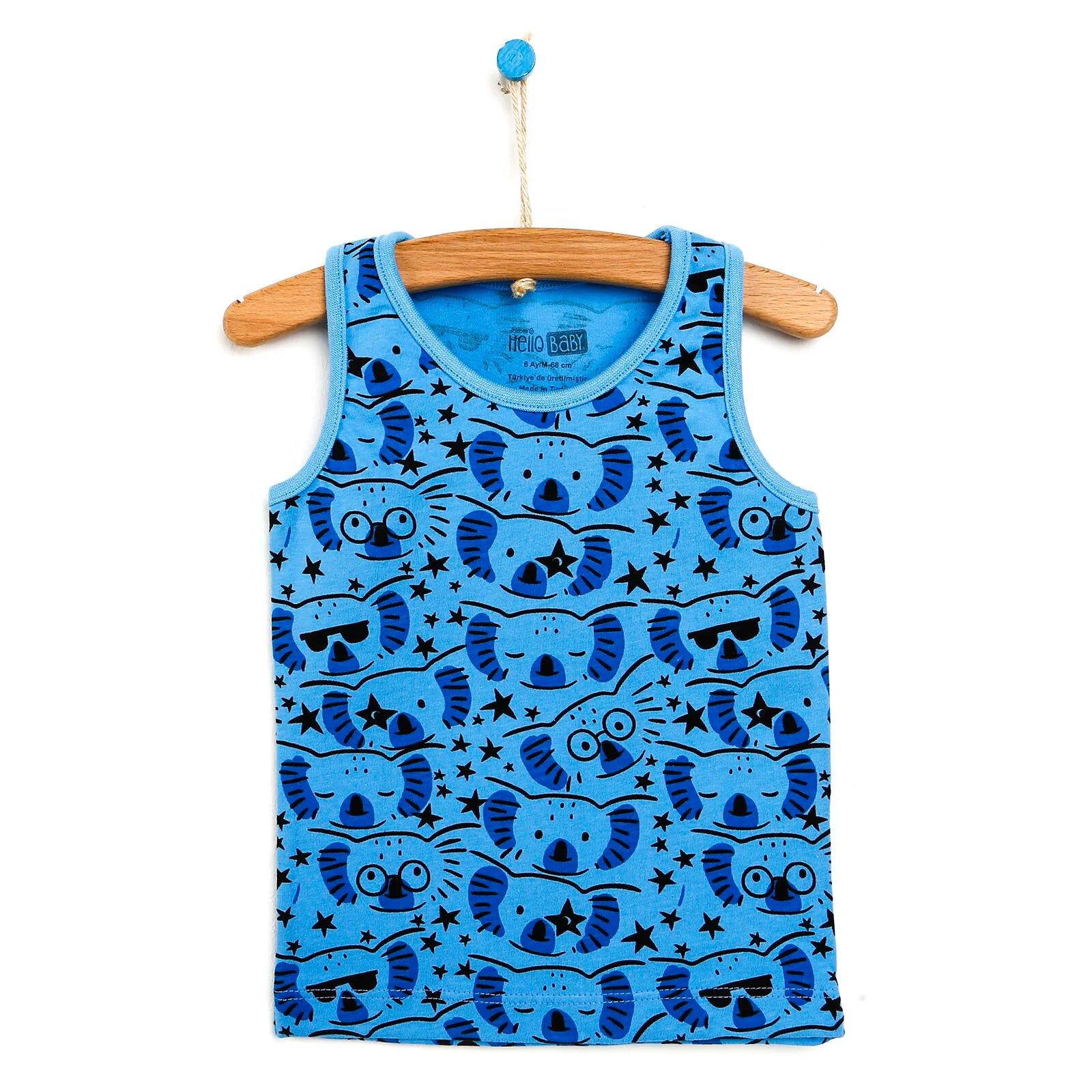 HelloBaby Basic Baby Boy Tank Top - Light Blue - ebebek - Black Friday