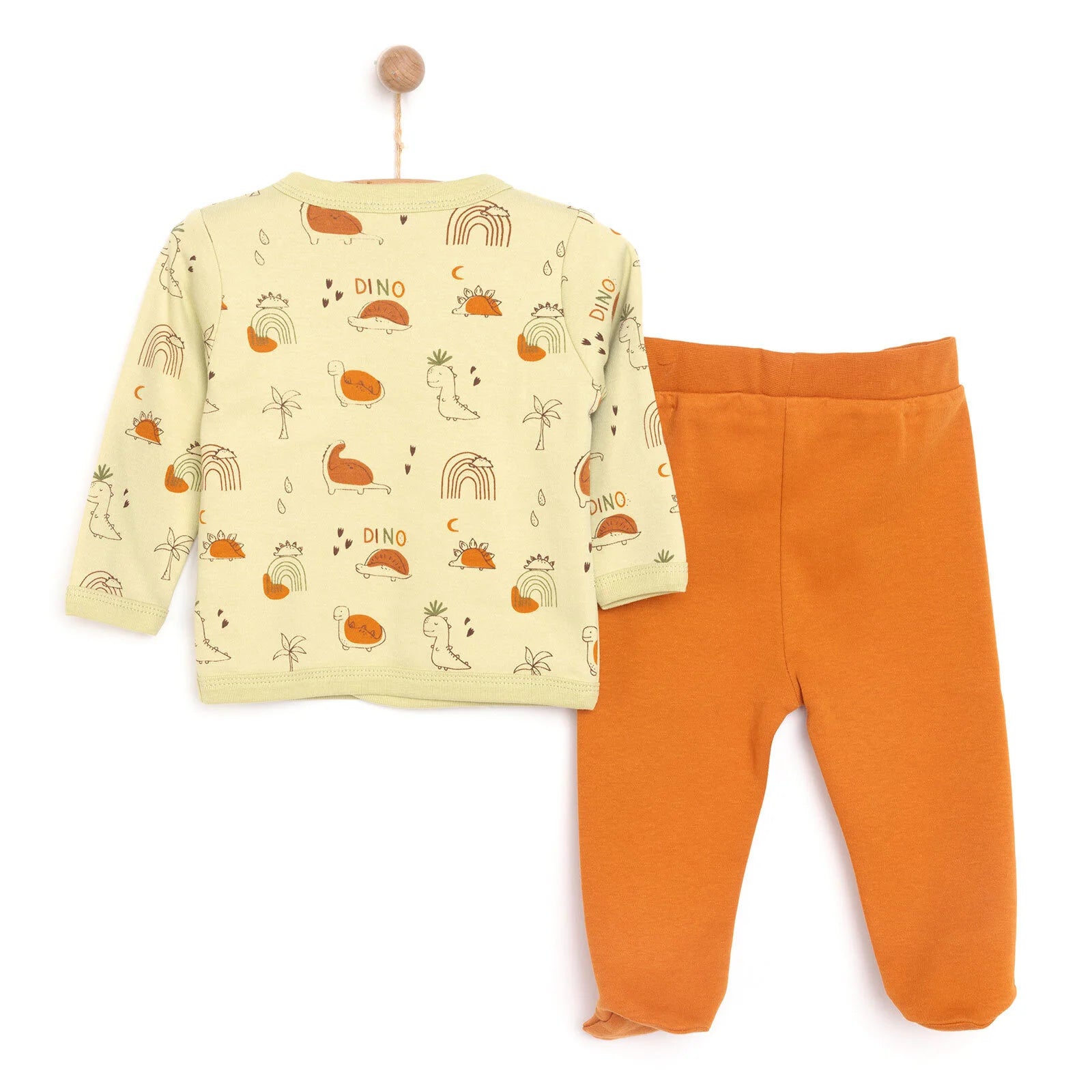 HelloBaby Newborn Baby Boy Body - Footed Jumpsuit - Green - ebebek - Black Friday