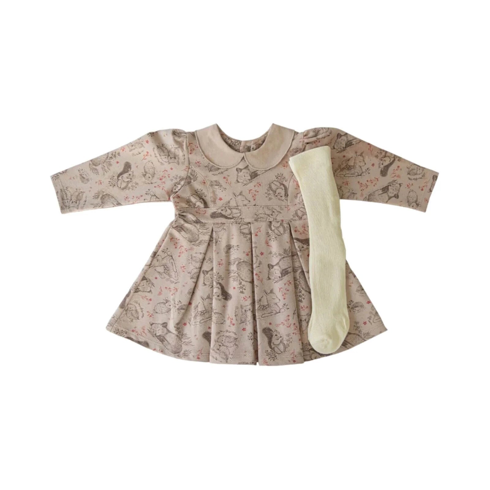 Kitikate Organic Grace Dress with Tights - ebebek - Black Friday