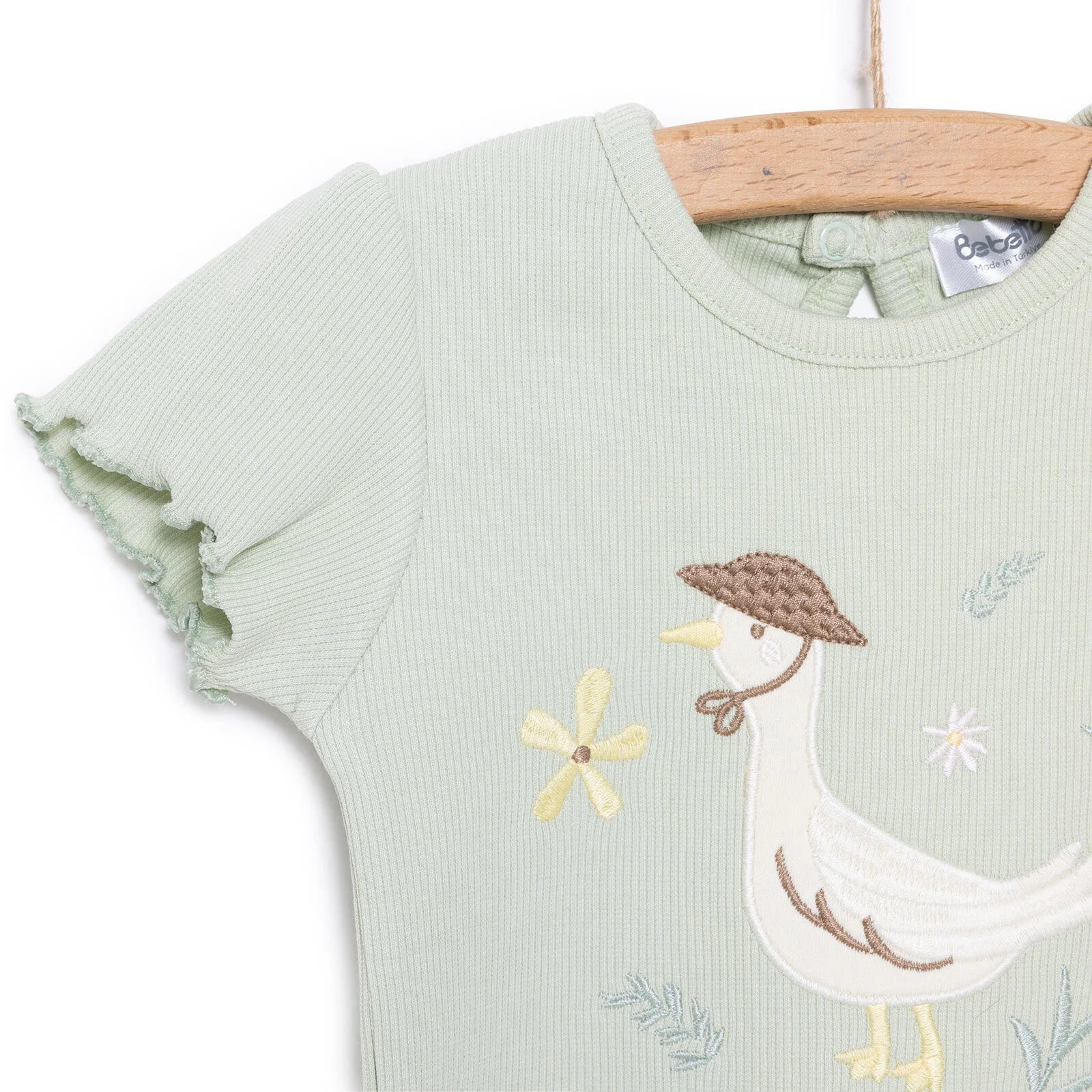 Bebetto Newborn Cute Duck Tshirt - Short - Multicolour - ebebek - Black Friday