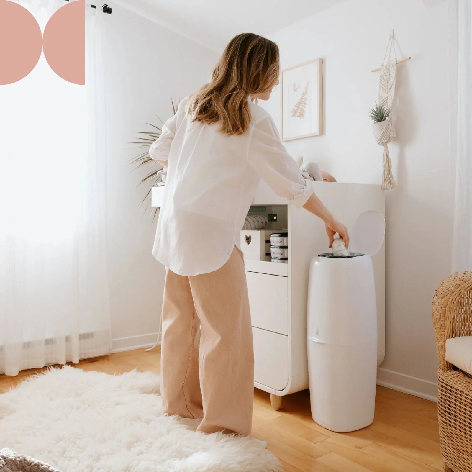 Angelcare Classic XL Nappy Bin with 1 Refill - ebebek - Black Friday