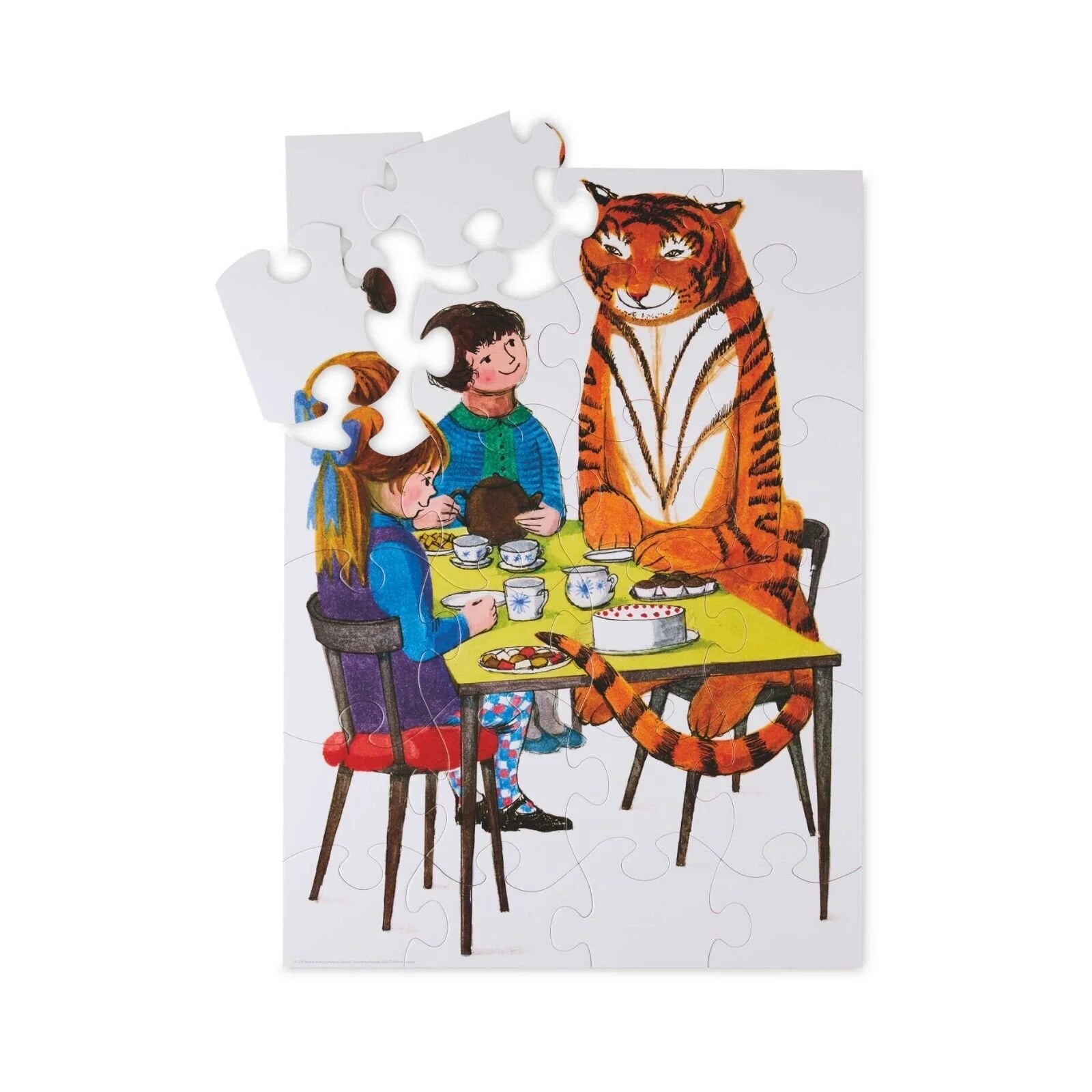 The Tiger Who Came to Tea Jumbo Floor Puzzle - The Tiger Who Came to Tea - ebebek