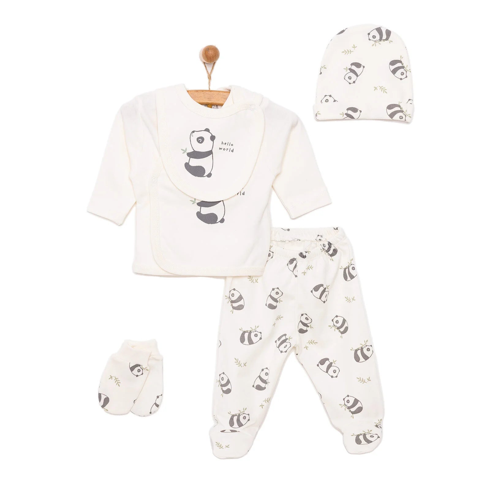 HelloBaby Girl 5 Piece Newborn Gift Set - Ecru - ebebek - Black Friday