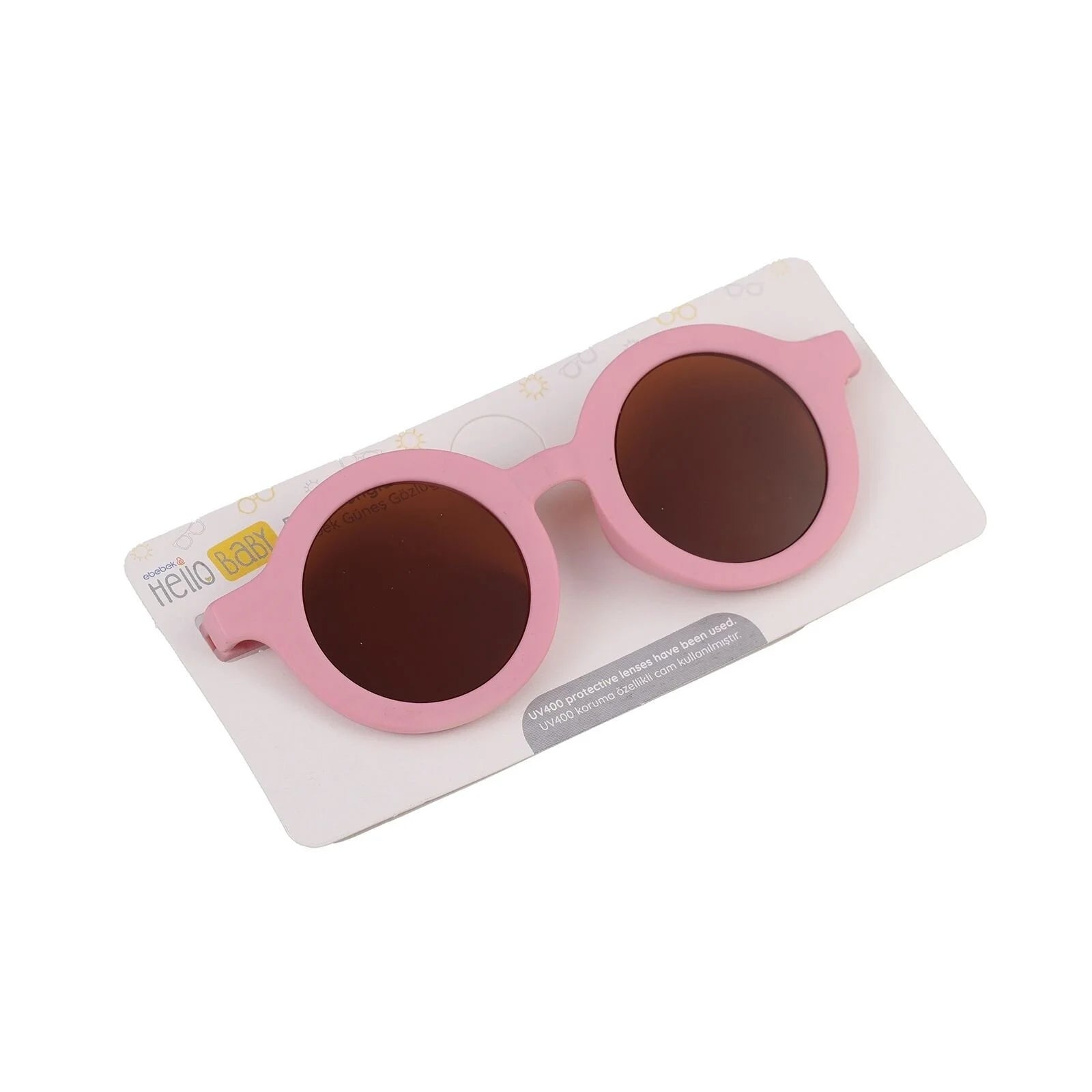 HelloBaby Round Frame Sunglasses - Light Pink - ebebek - Black Friday