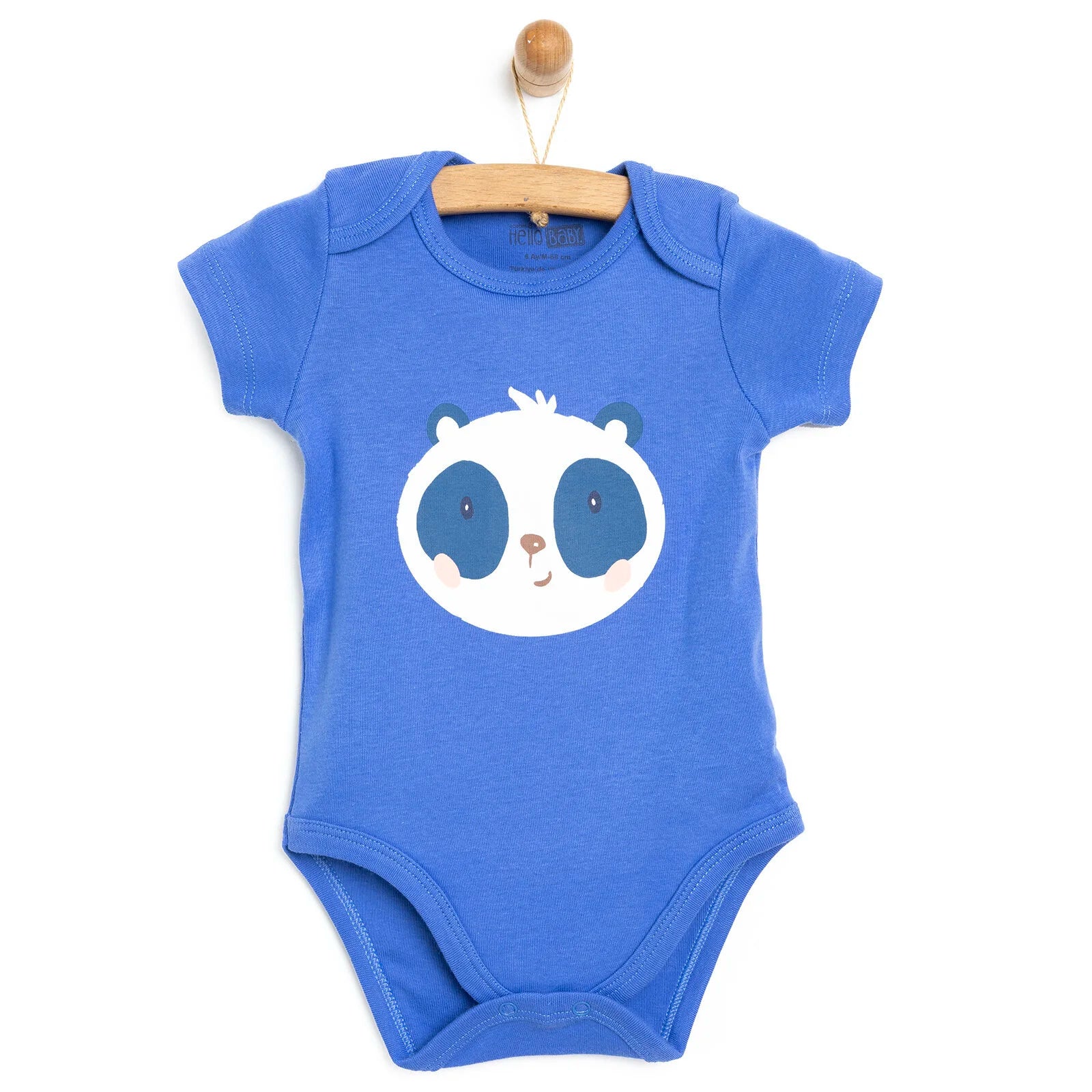 HelloBaby Short Sleeve Bodysuit - Dark Blue - ebebek - Black Friday