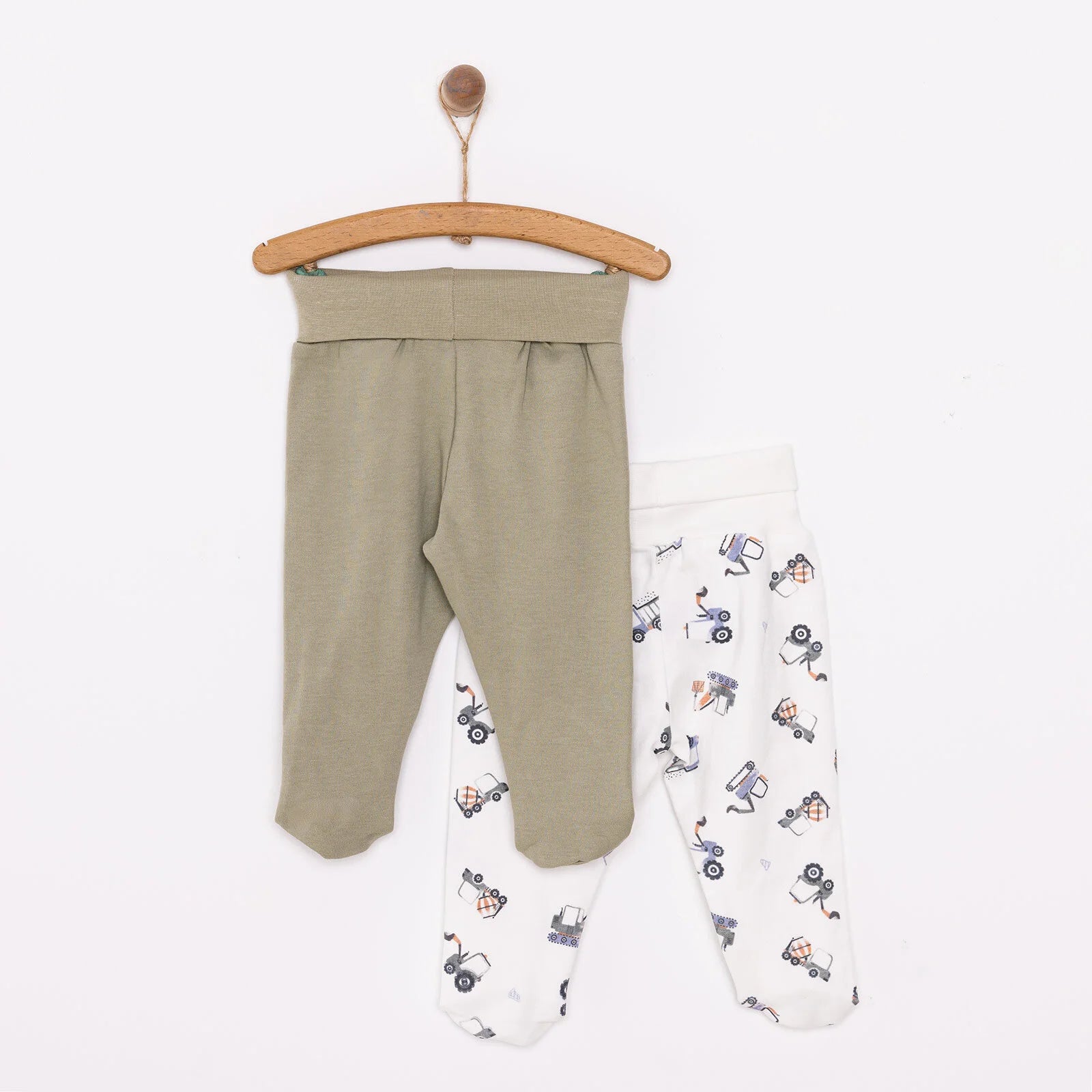 Tiffany Boy 2 Piece Footed Bottom - Khaki - ebebek - Black Friday