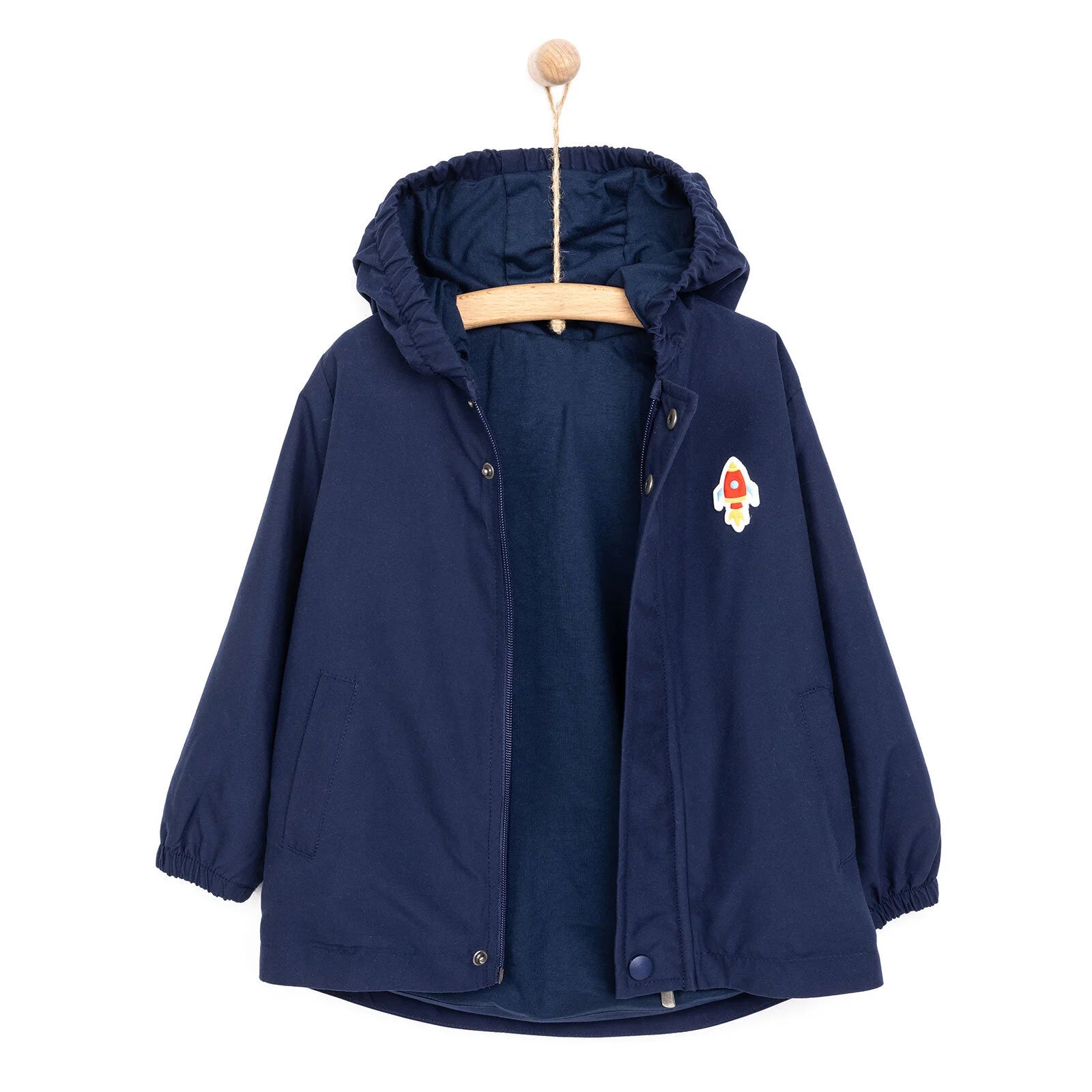 Midimod Baby Boy Raincoat - Navy Blue - ebebek - Black Friday