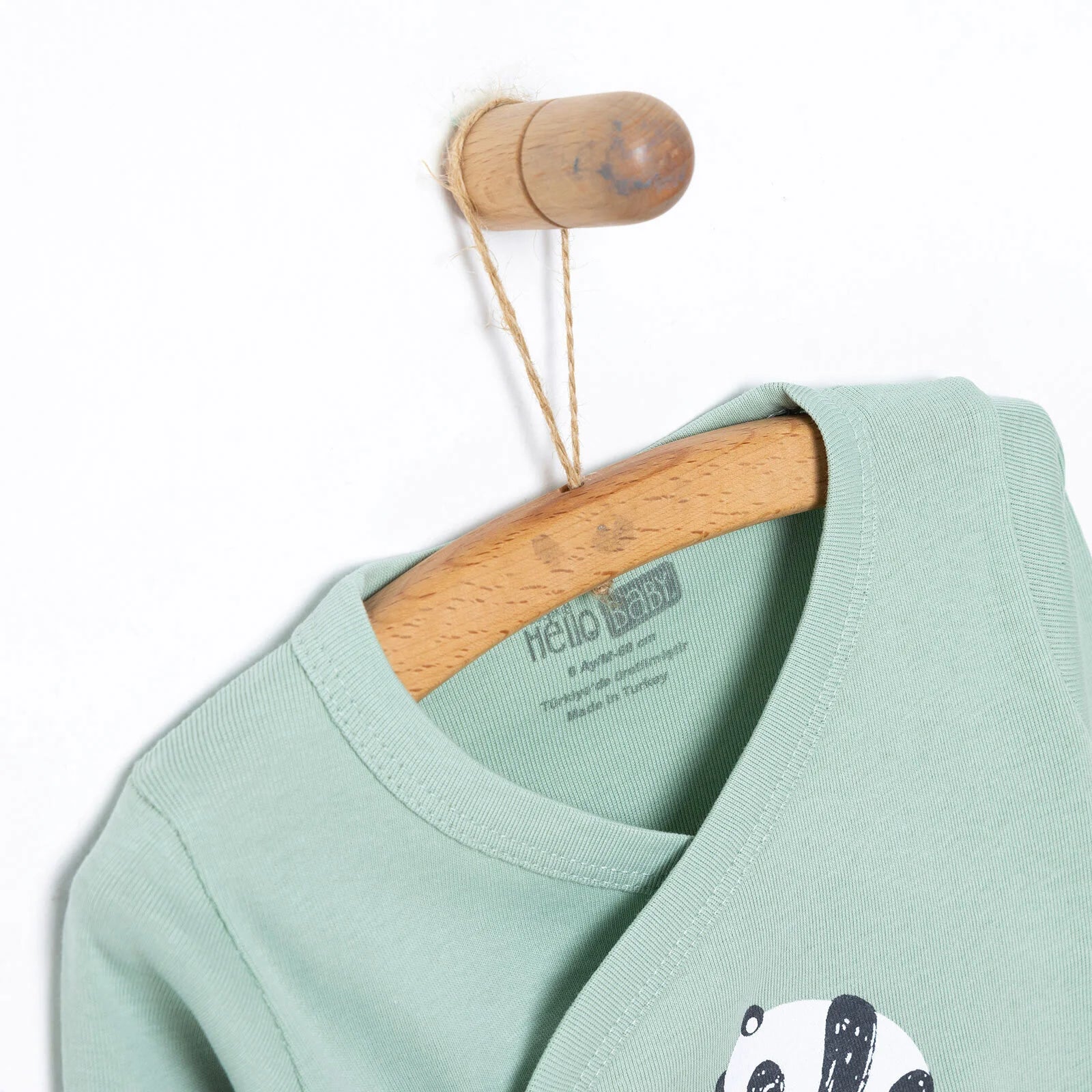 HelloBaby Long Sleeve Body - Light Green - ebebek - Black Friday