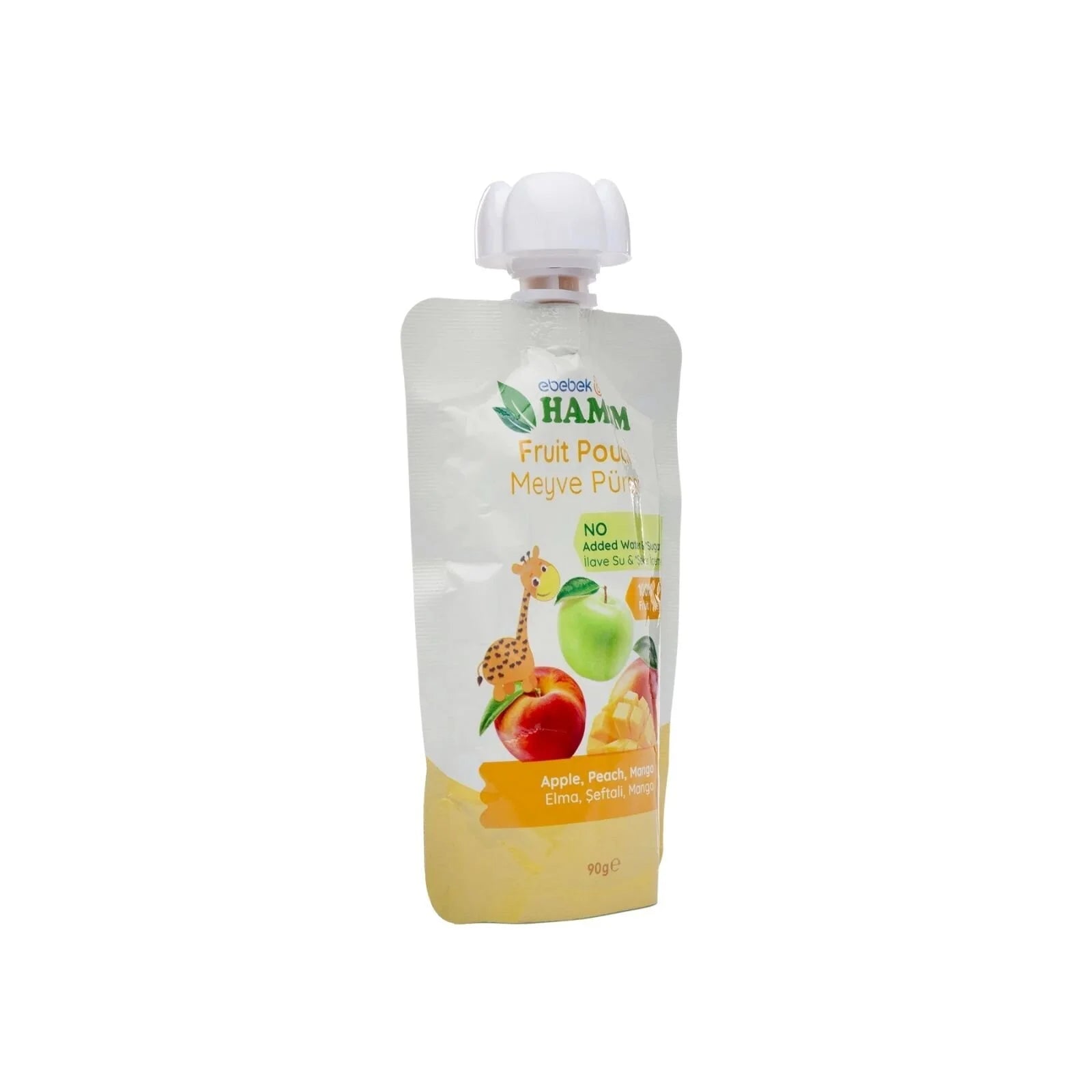 Hammm Apple Peach & Mango Puree Pouch (12x90g) - ebebek - Black Friday