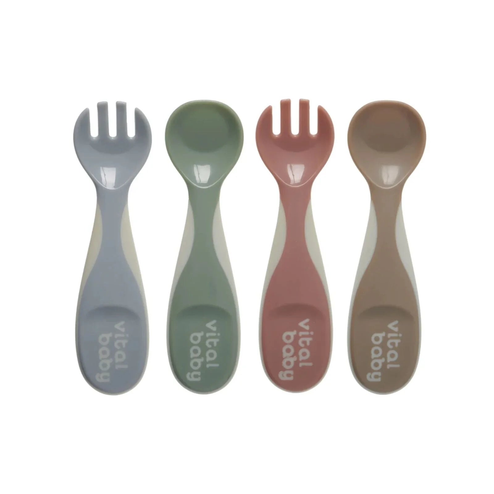 Vital Baby Nourish Chunky Cutlery Natural Pack of 4 - ebebek - Black Friday