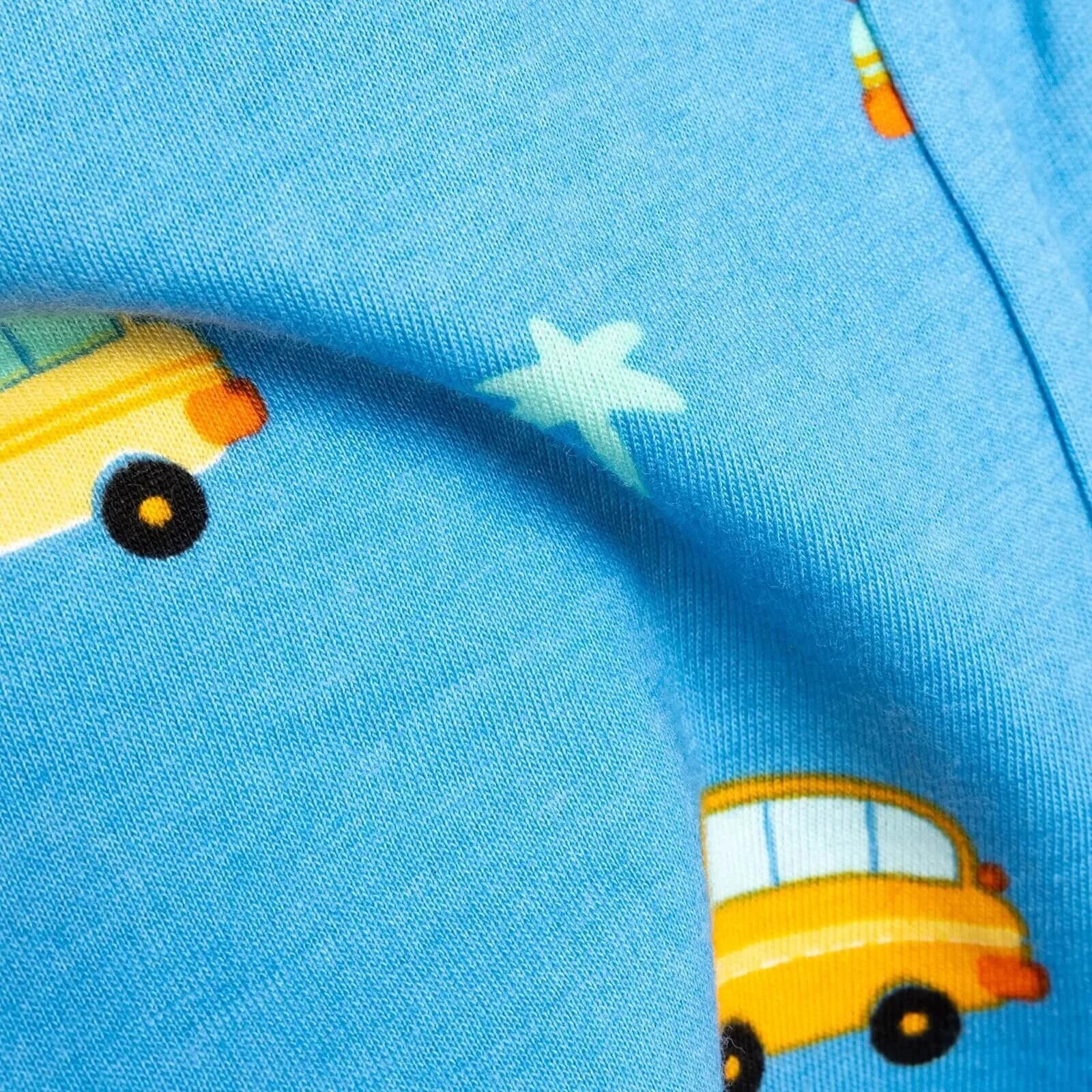 HelloBaby Baby Boy Short Sleeve Pyjamas - Blue - ebebek - Black Friday