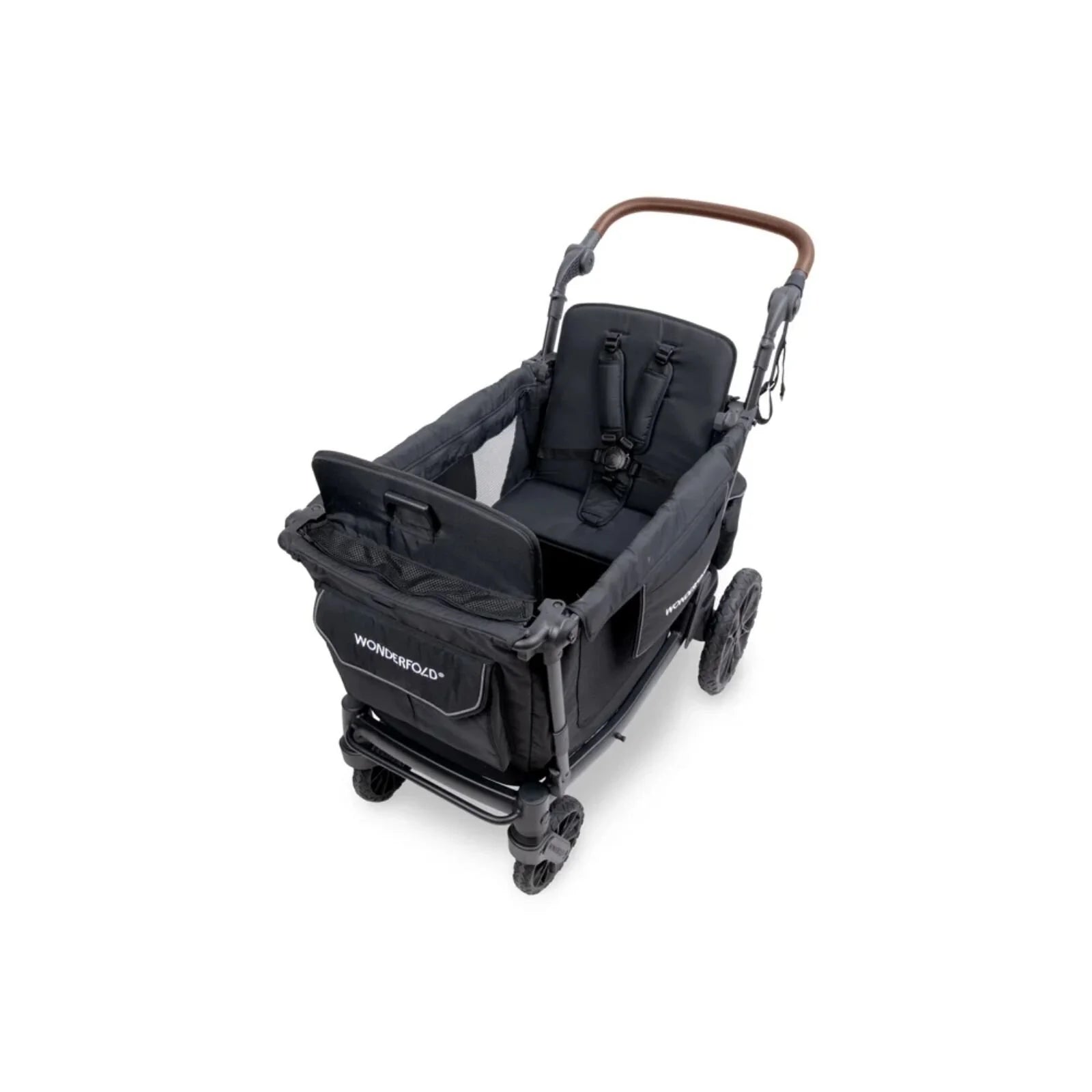 Wonderfold L2 Quad Stroller Wagon - Black - ebebek - Black Friday