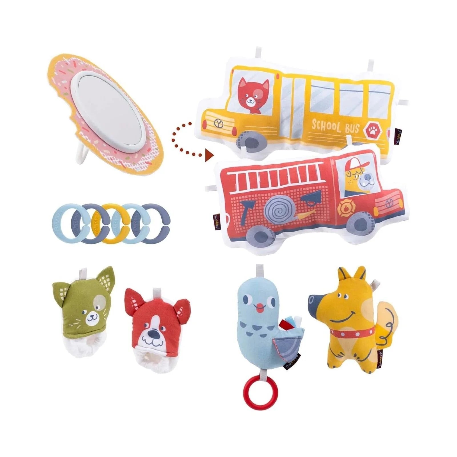 Yookidoo Urban Gymotion Lay to Sit - Up Playmat - ebebek - Black Friday