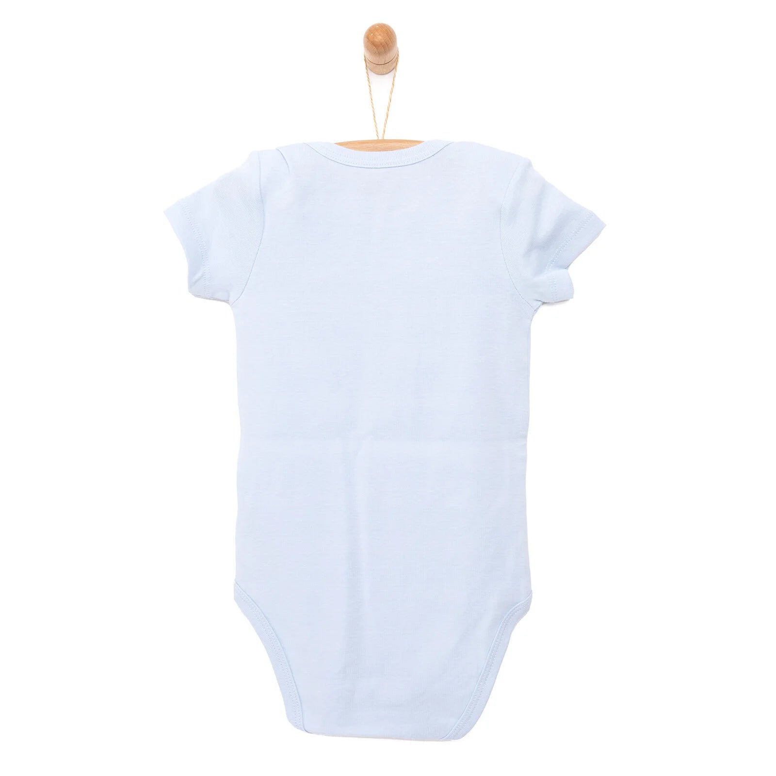 HelloBaby Short Sleeve Bodysuit - Blue - ebebek - Black Friday