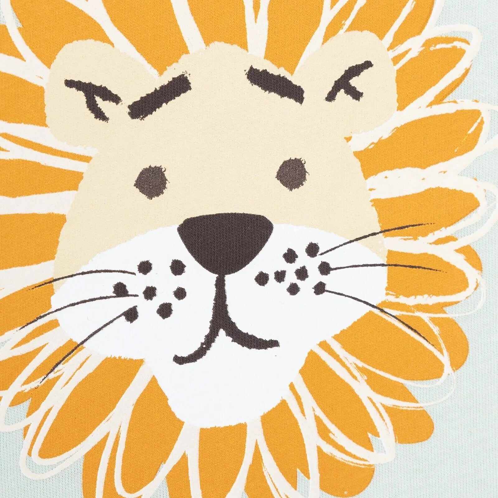 HelloBaby Basic Lion Printed Tshirt - Light Green - ebebek - Black Friday