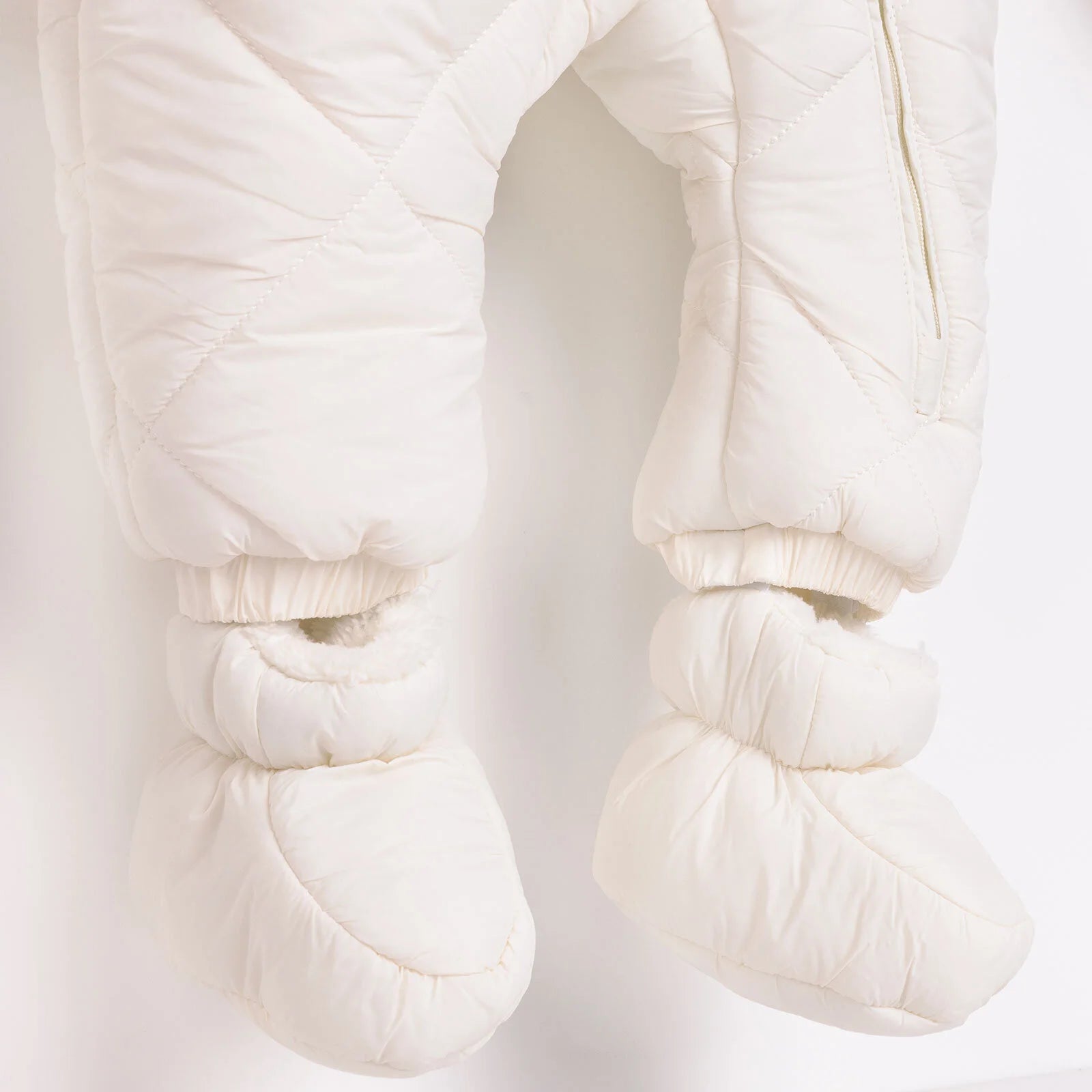 Midimod Basic Girl Quilted Snowsuit - Ecru - ebebek - Black Friday