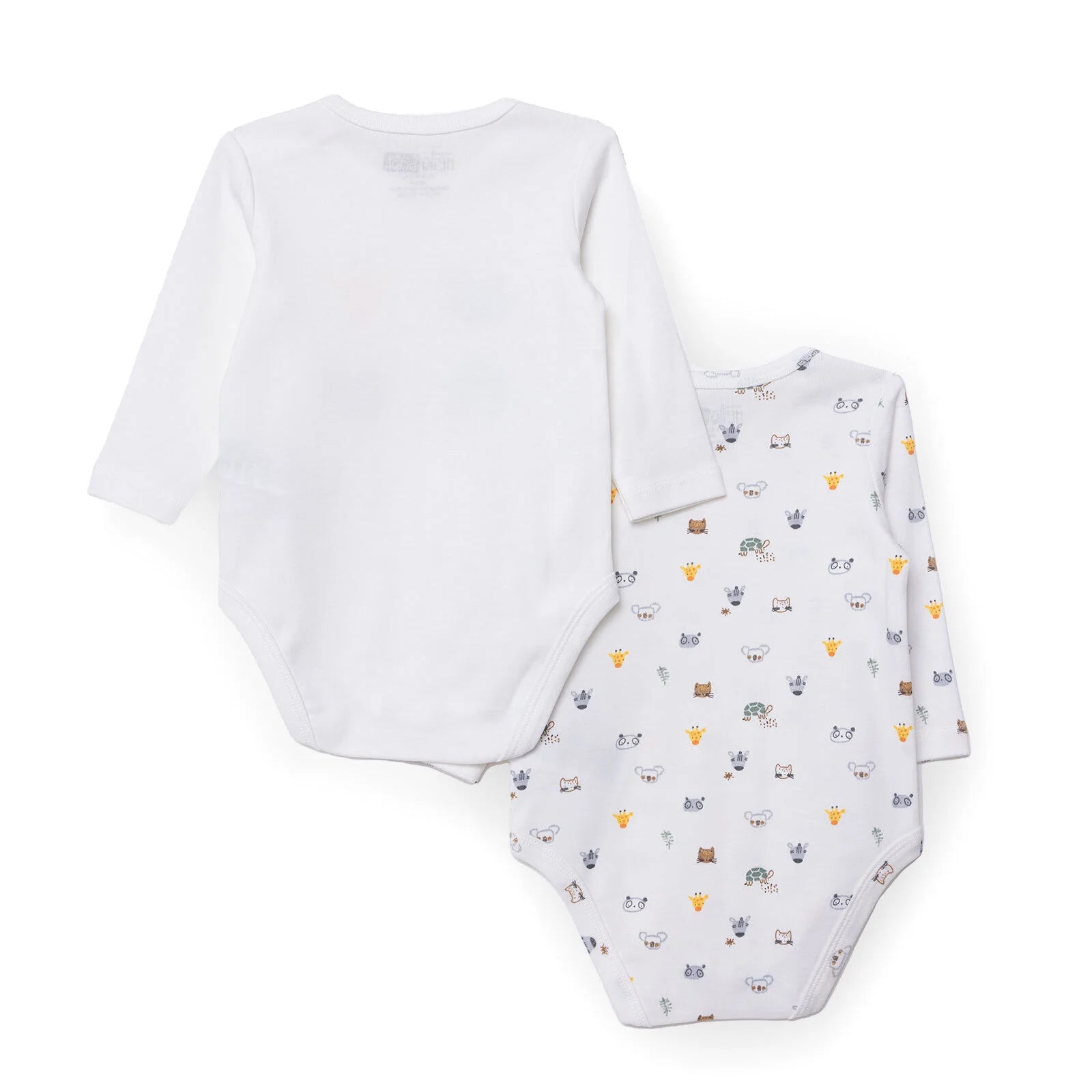 HelloBaby Long Sleeve Body 2 Pack - Ecru - ebebek - Black Friday