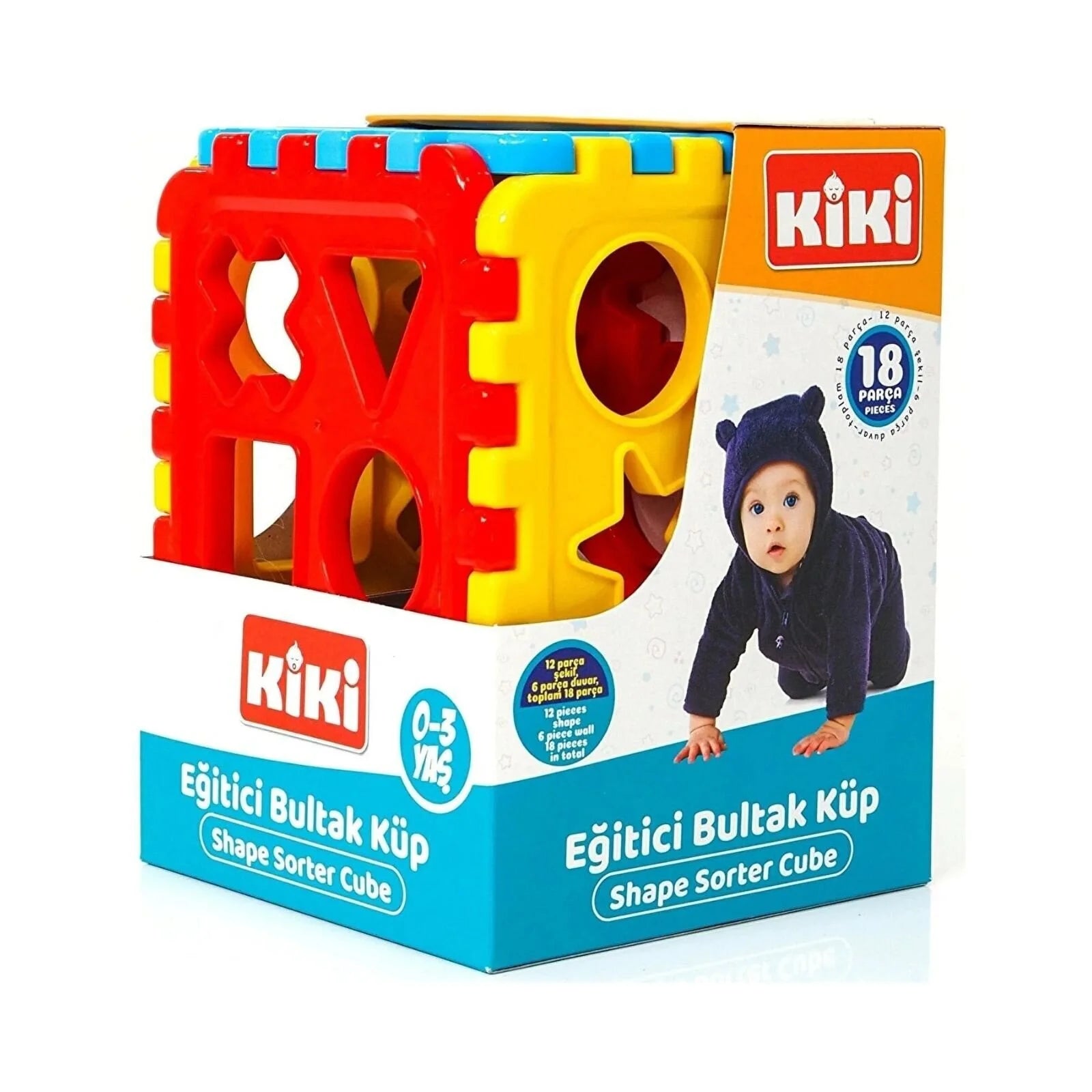 Kiki Educational Shape Sorter Cube - ebebek - Black Friday