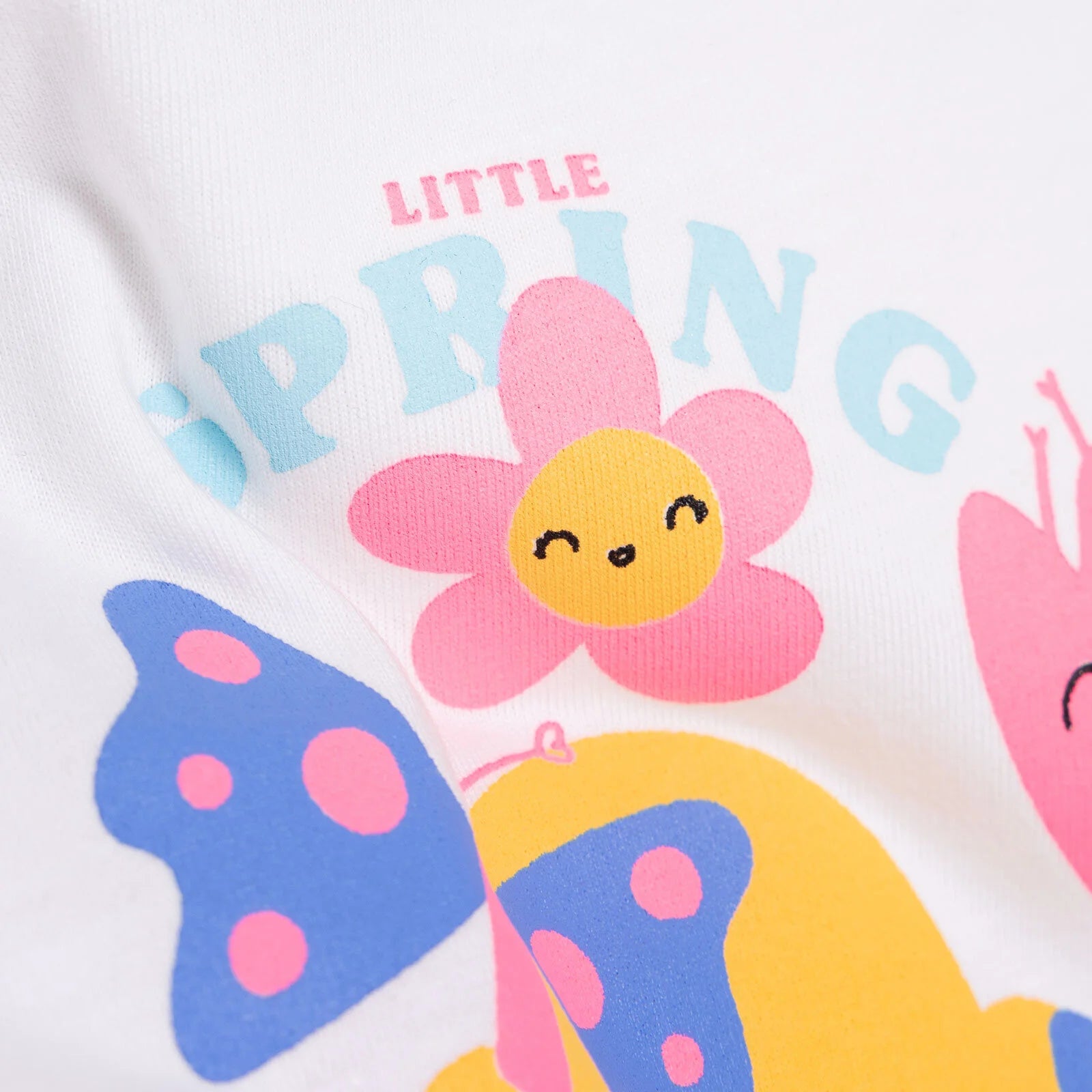 HelloBaby Baby Girl Short Sleeve T-shirt - Ecru - ebebek - Black Friday