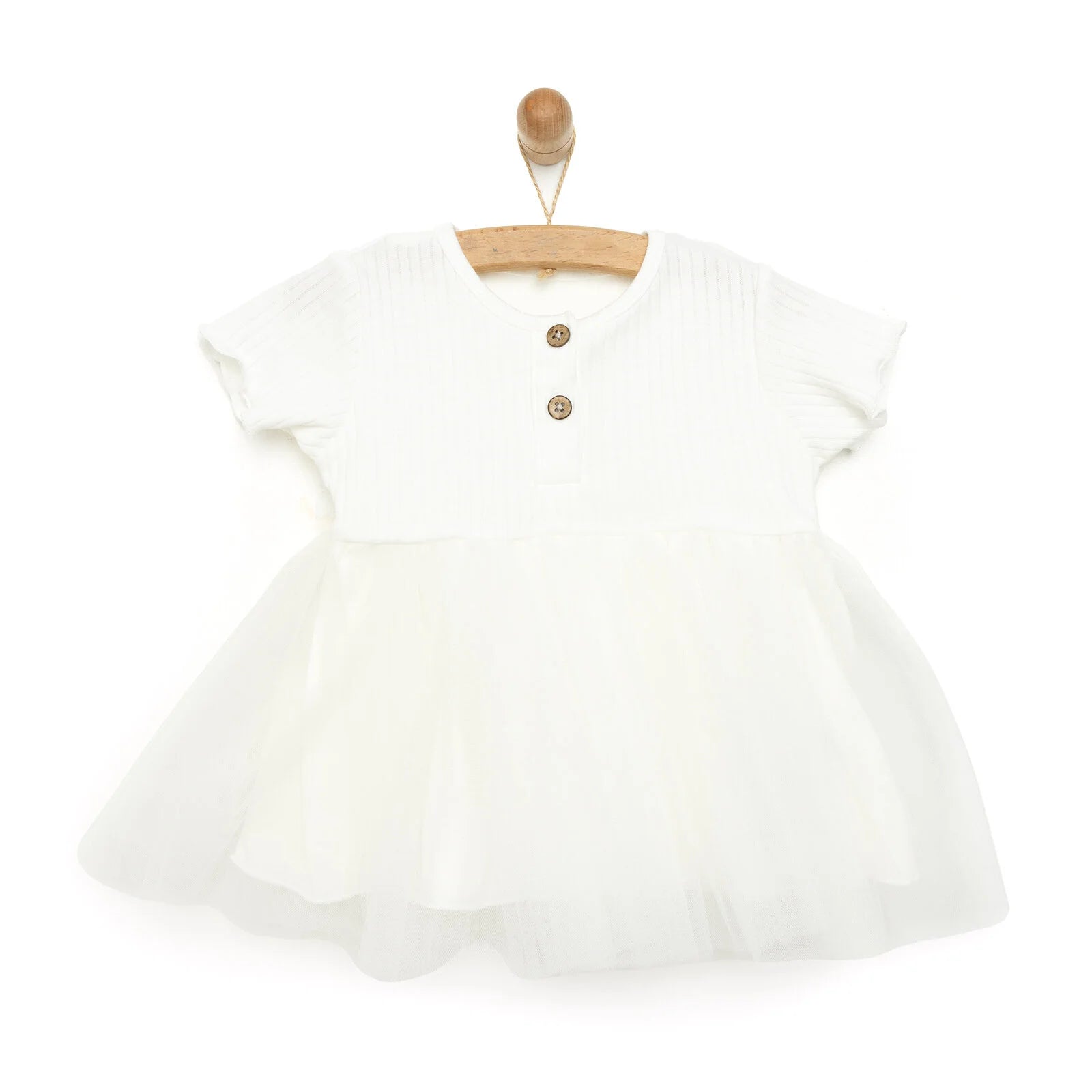 HelloBaby Newborn Girl Tutu Dress - Ecru - ebebek - Black Friday