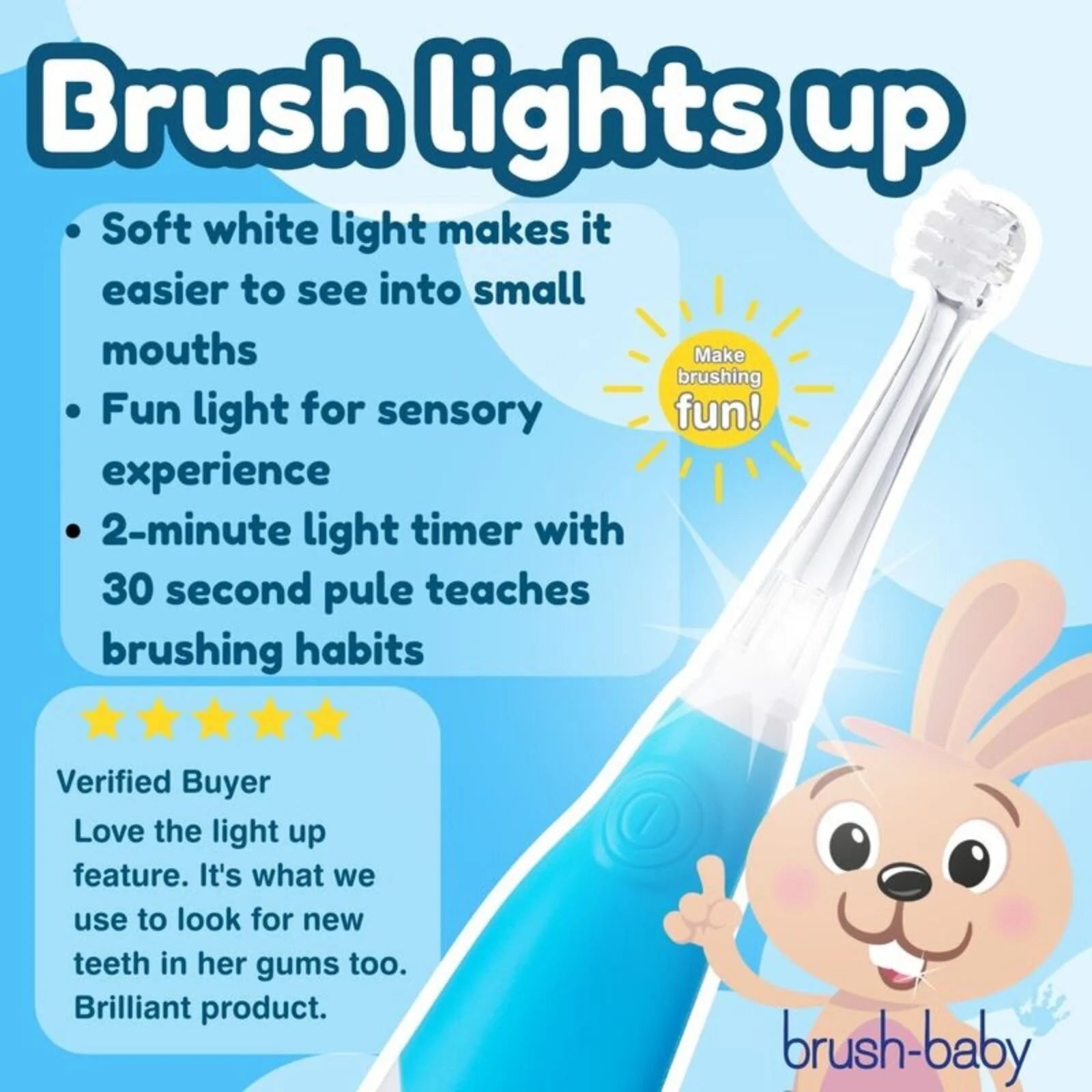 brush - baby BabySonic Electric Toothbrush 0 - 3 years - Blue - ebebek - Black Friday