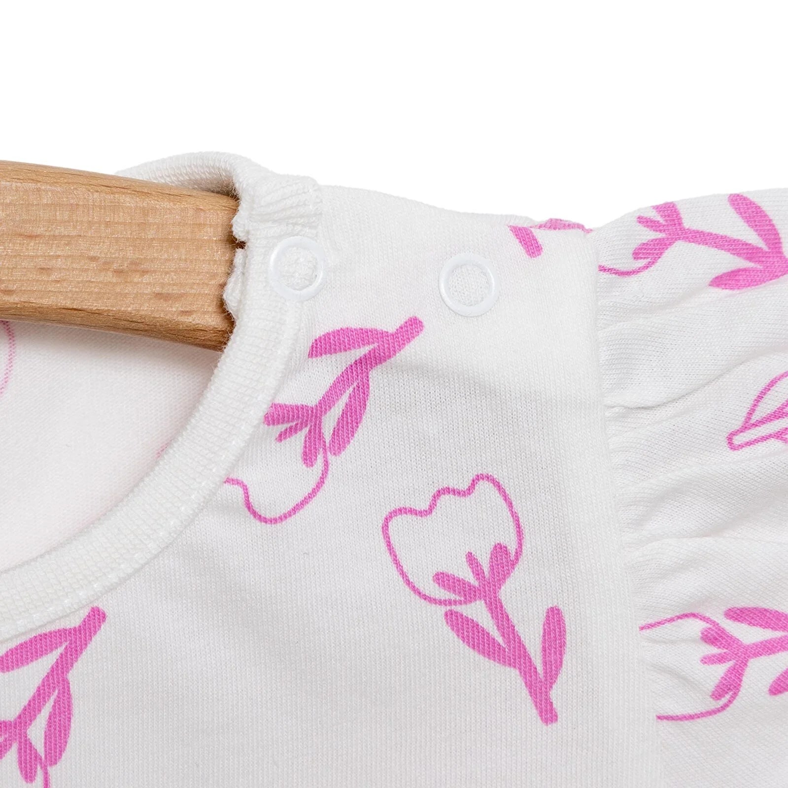 HelloBaby Basic Girl Tulips Patterned Tshirt - Ecru - ebebek - Black Friday