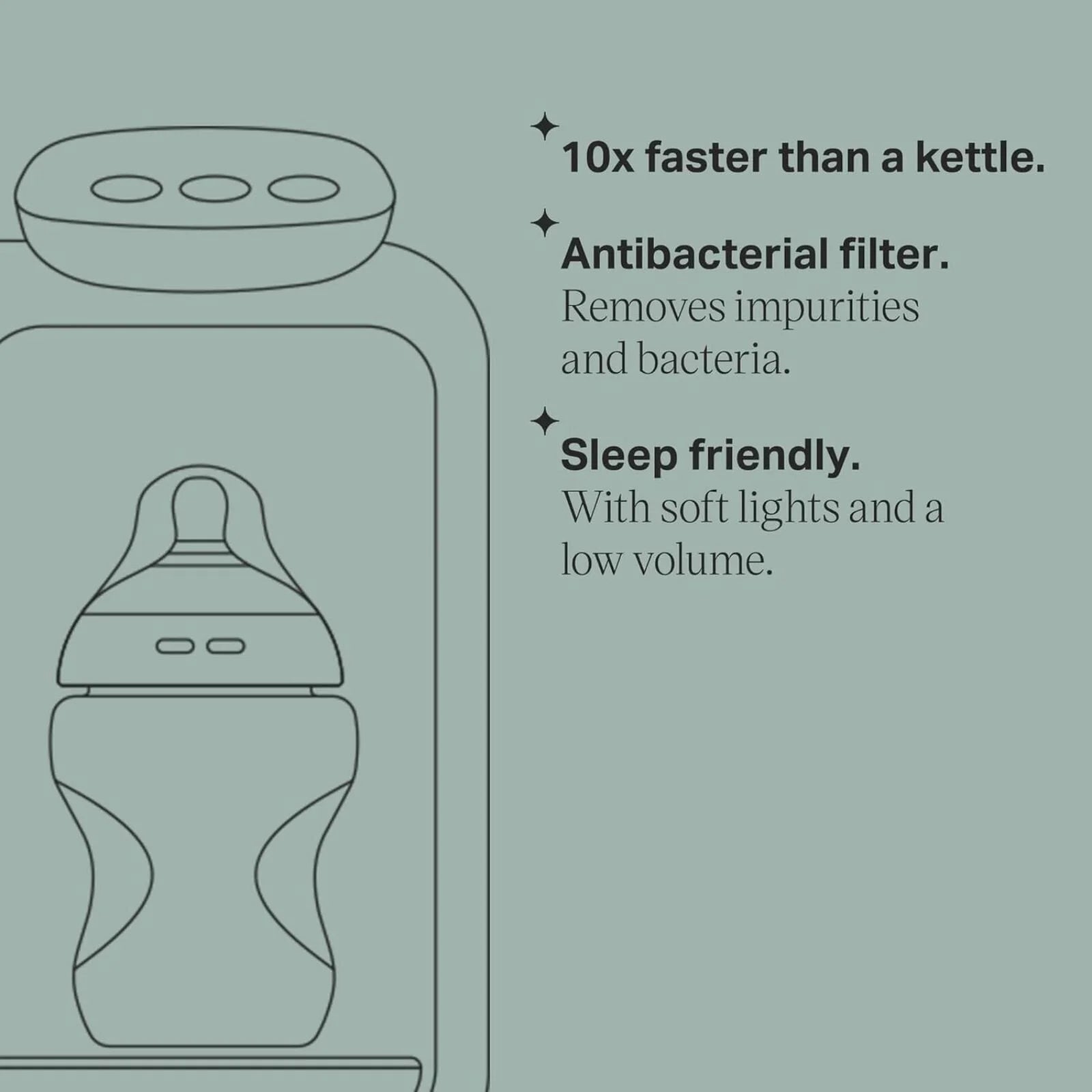 Tommee Tippee Perfect Prep Day & Night - Slate - ebebek - Black Friday