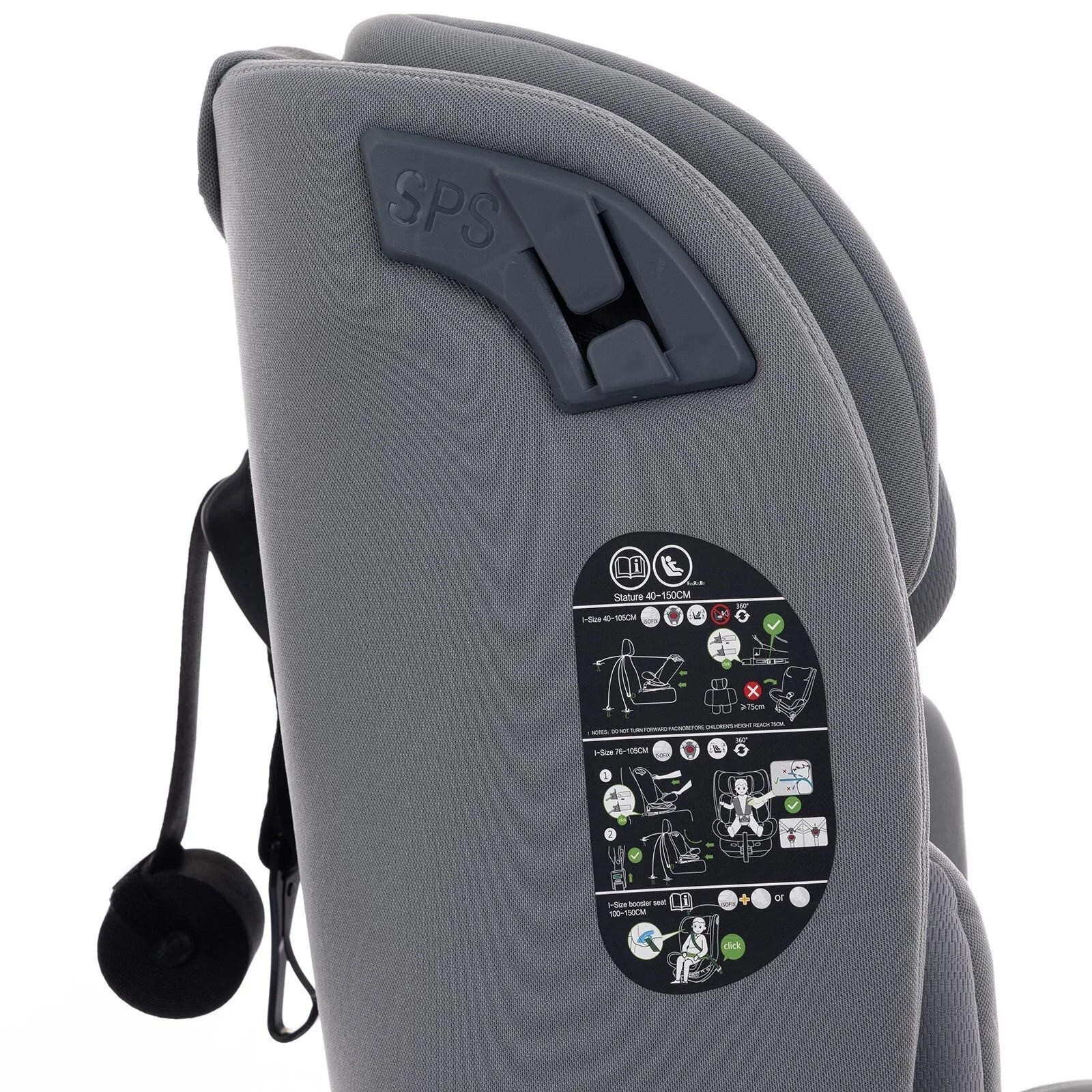 baby plus Pixi i - Size Car Seat - Grey - ebebek - Black Friday