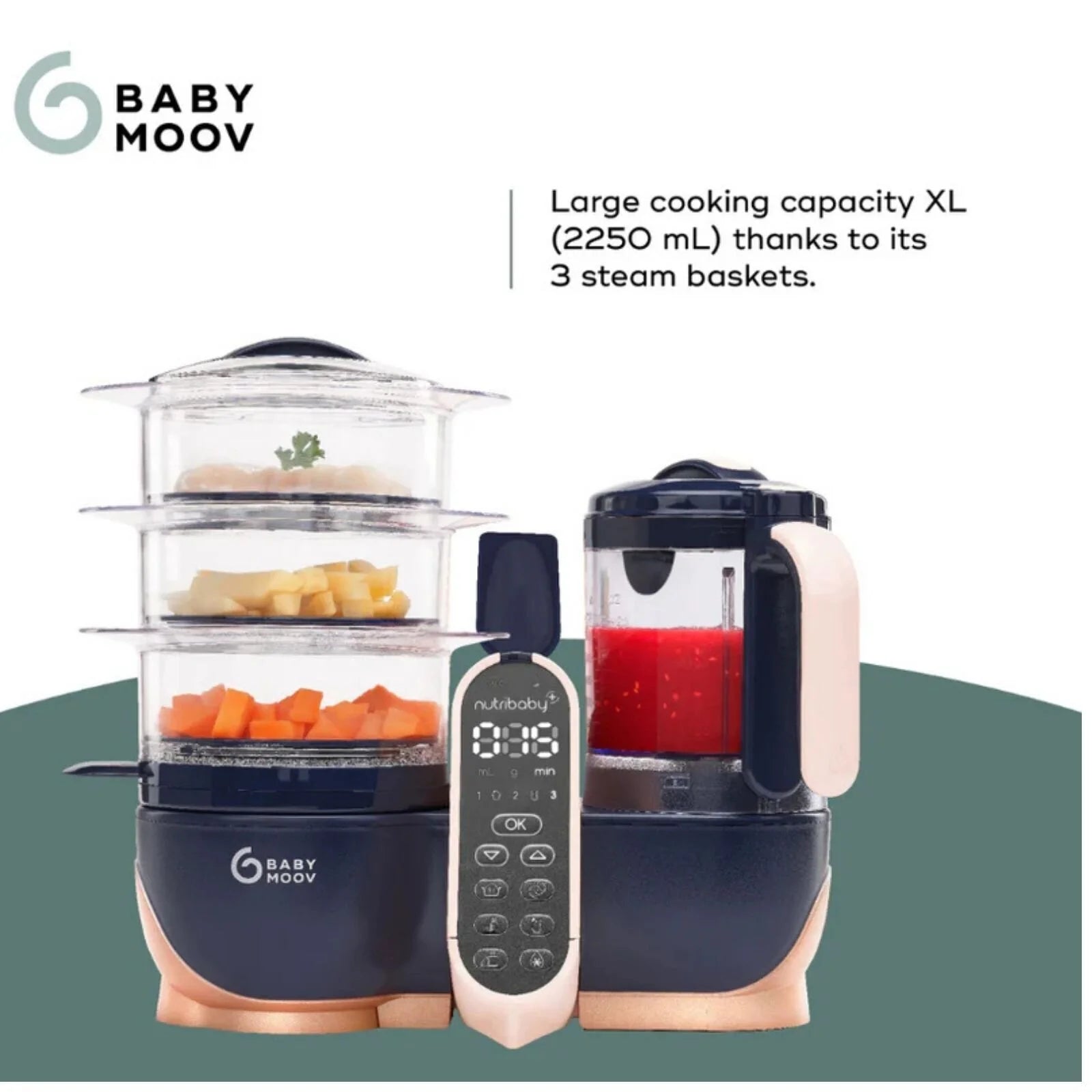 Babymoov Nutribaby Plus XL 5 - in - 1 Food Prep Machine - ebebek - Black Friday