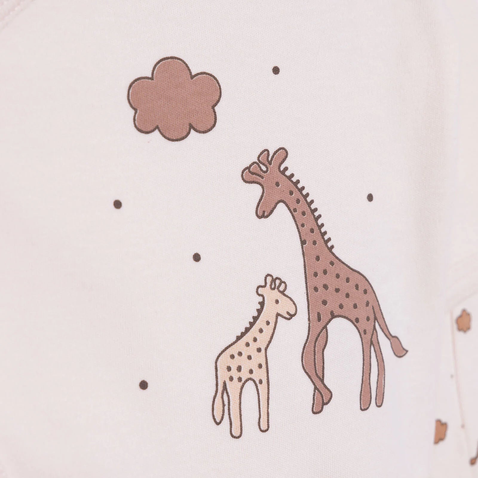 HelloBaby Unisex Wrapover Top - Footed Bottom - Beige - ebebek - Black Friday