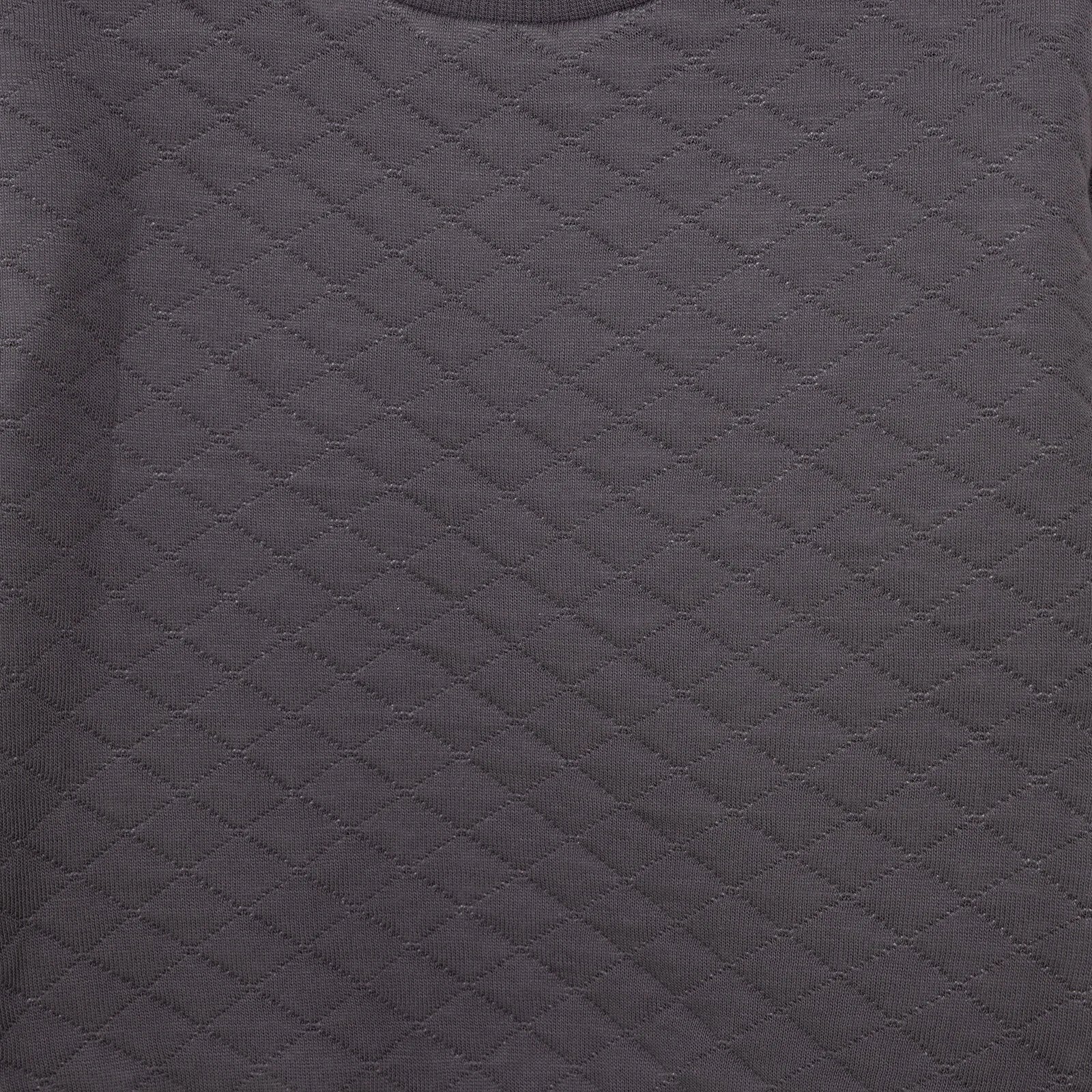 HelloBaby Newborn Quilted Sweatshirt - Footed Bottom - Charcoal - ebebek - Black Friday